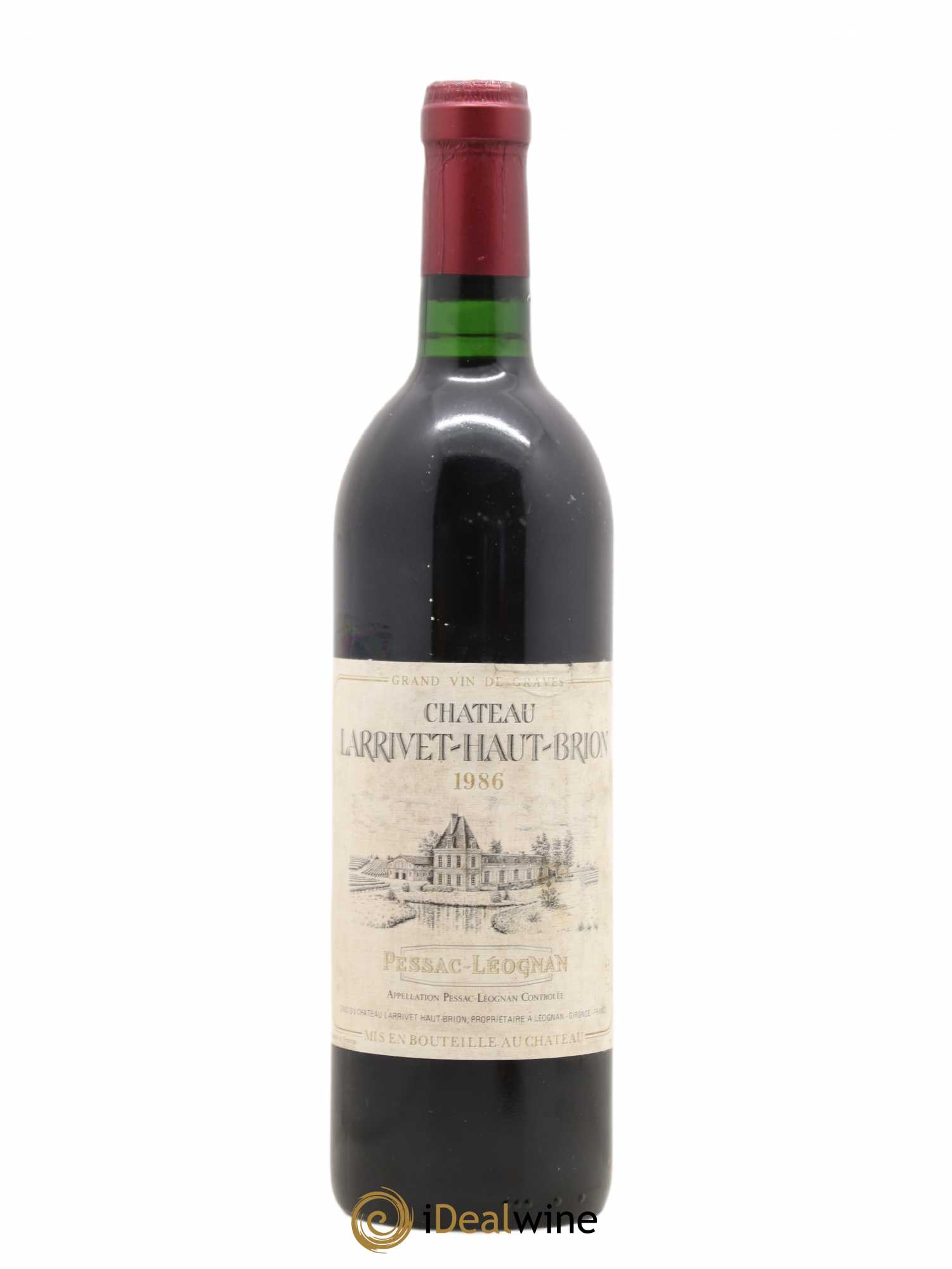Château Larrivet Haut-Brion 1986 - Lot de 1 bouteille - 0
