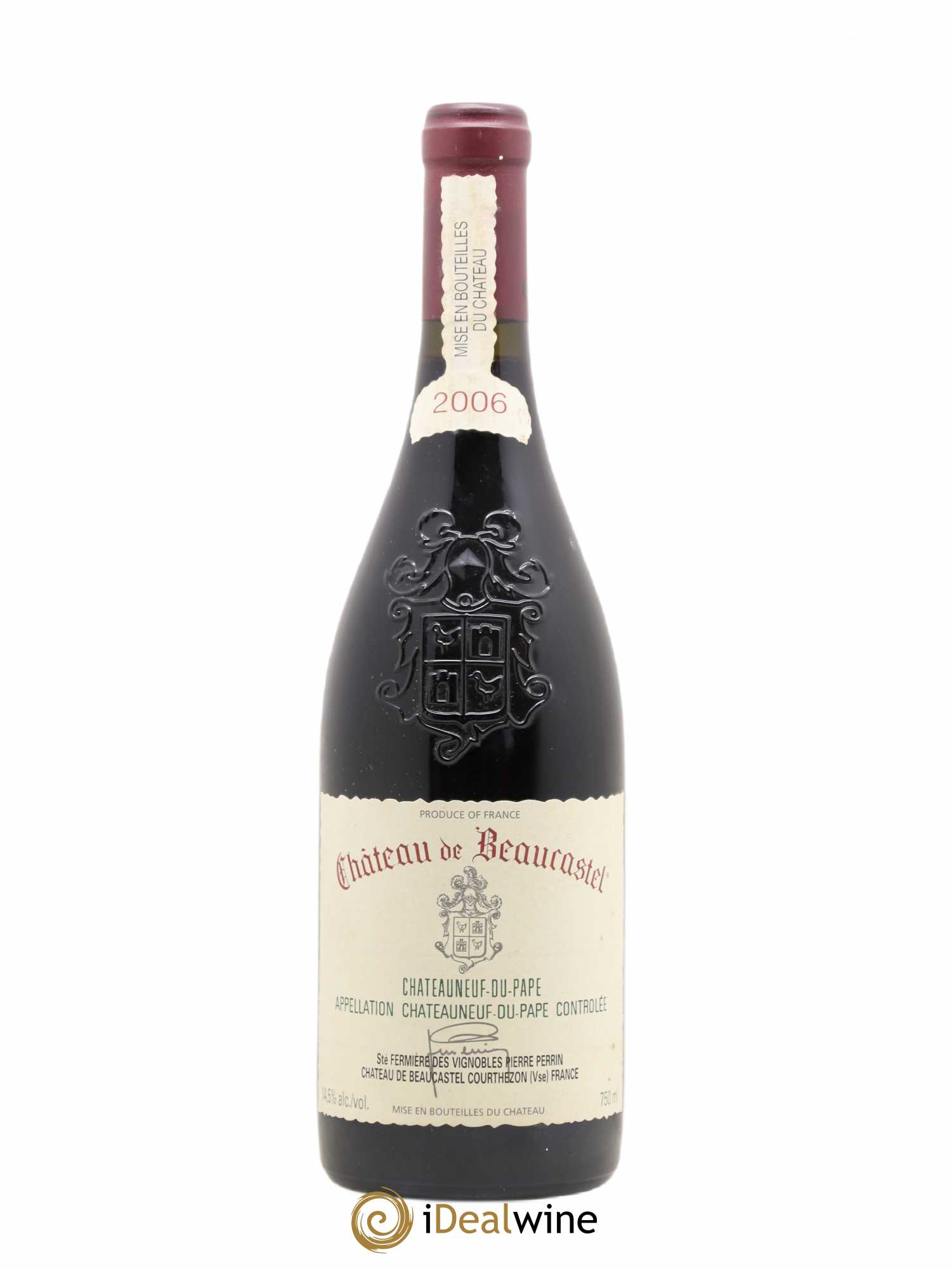 Châteauneuf-du-Pape Château de Beaucastel Famille Perrin 2006 - Lot de 1 bouteille - 0