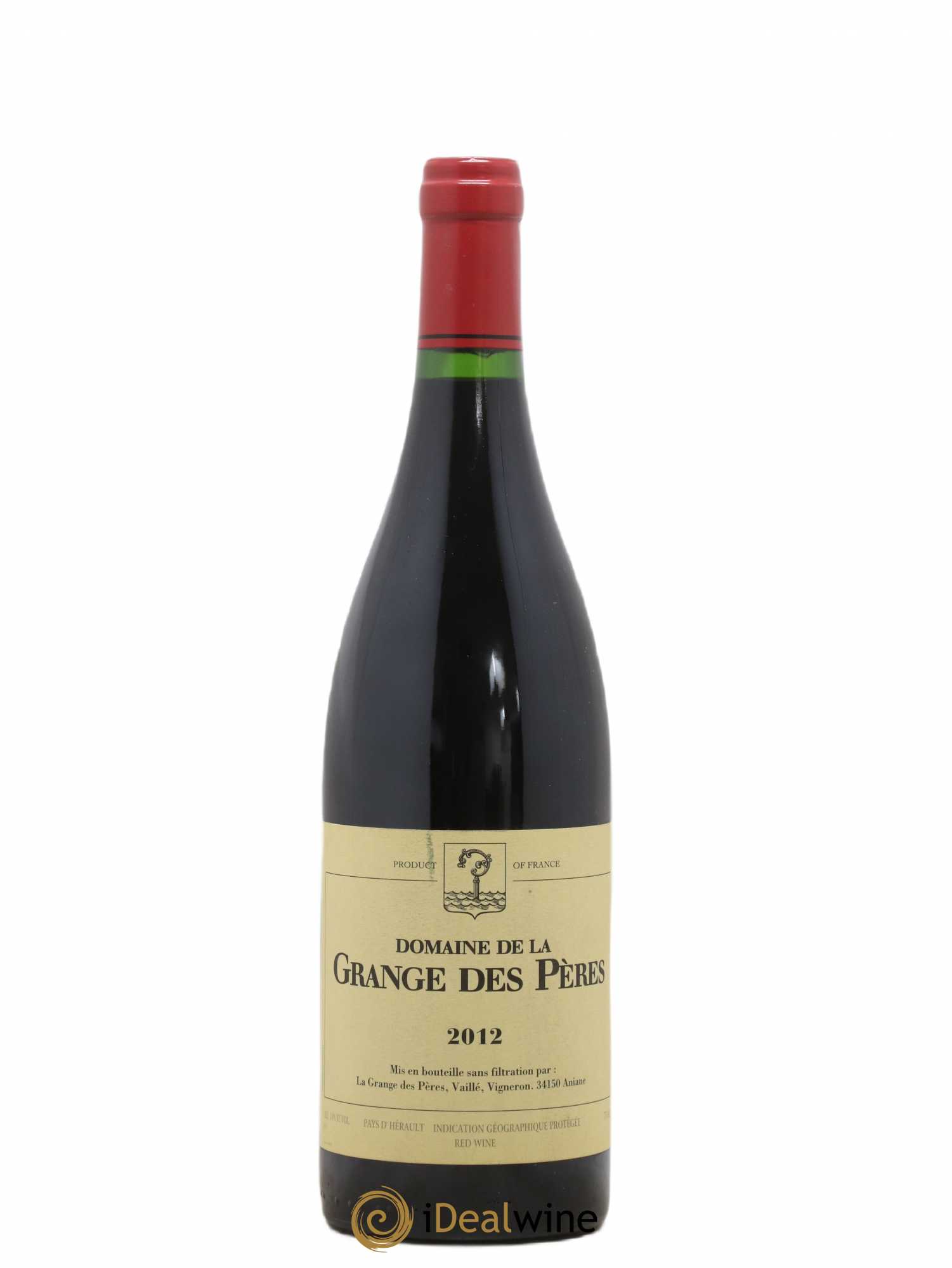 Pays d'Hérault Grange des Pères Laurent Vaillé 2012 - Lot de 1 bouteille - 0
