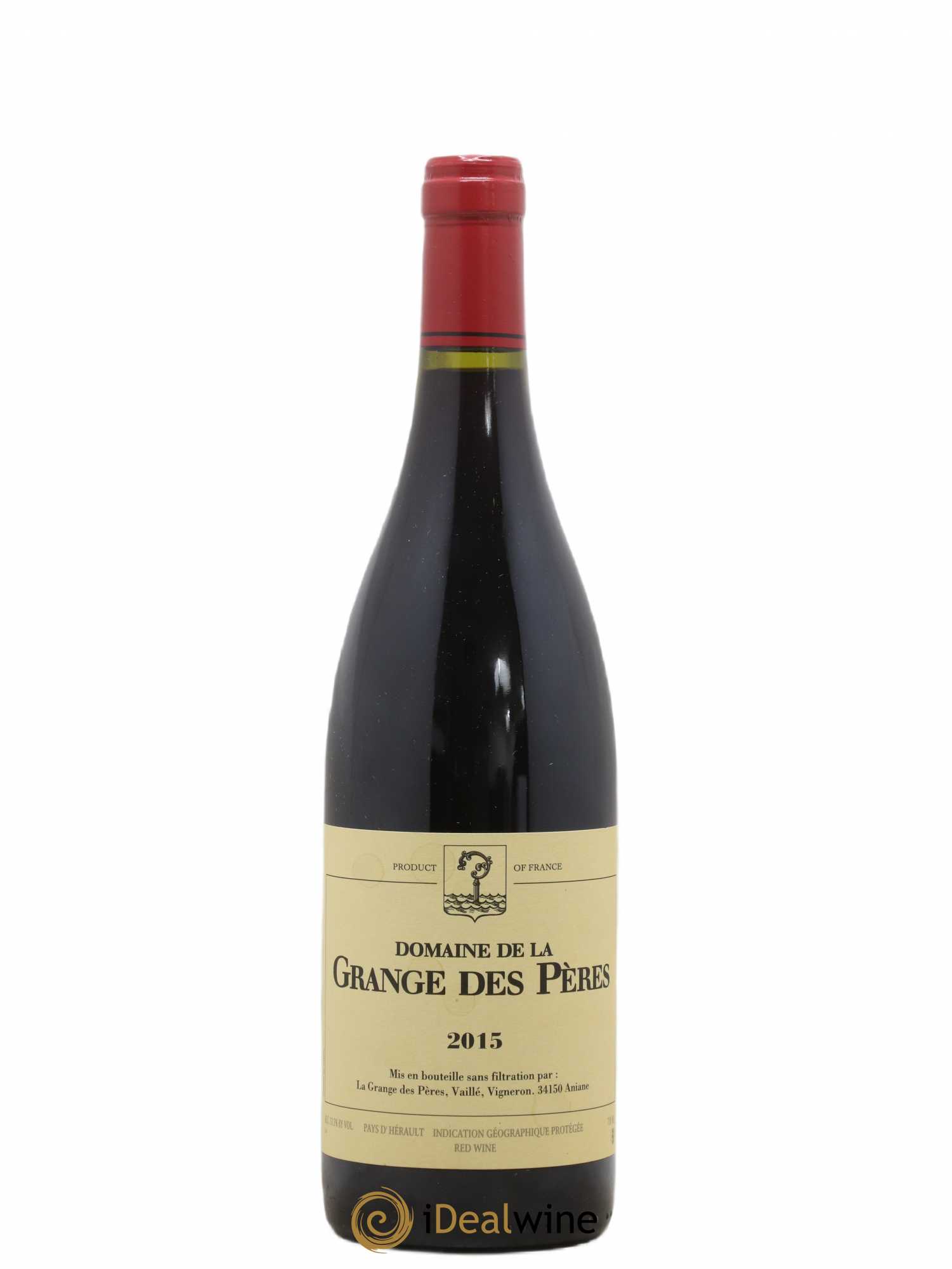 Pays d'Hérault Grange des Pères Laurent Vaillé 2015 - Lot de 1 bouteille - 0