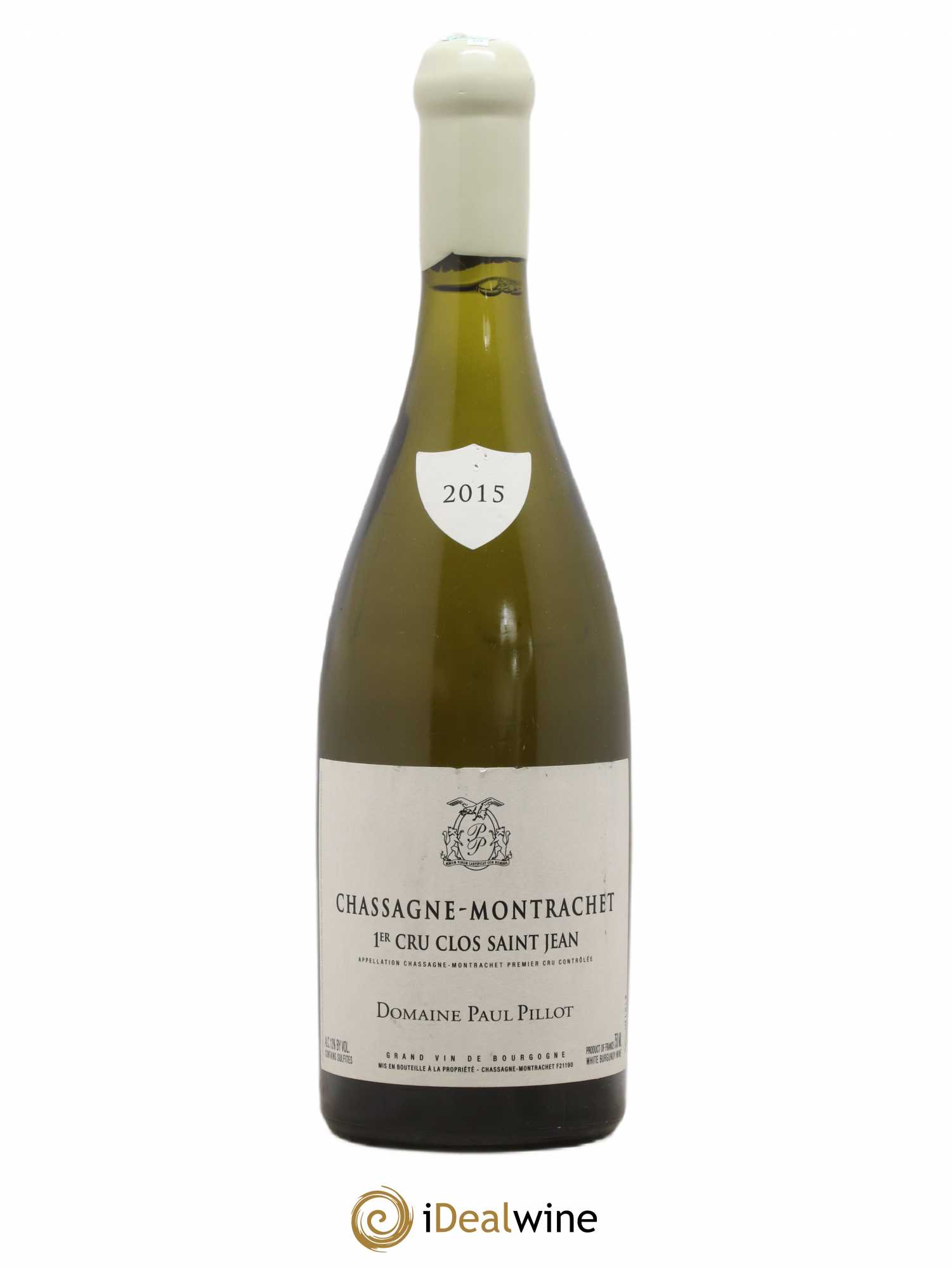 Chassagne-Montrachet 1er Cru Clos Saint-Jean Paul Pillot (Domaine) 2015 - Lot de 1 bouteille - 0