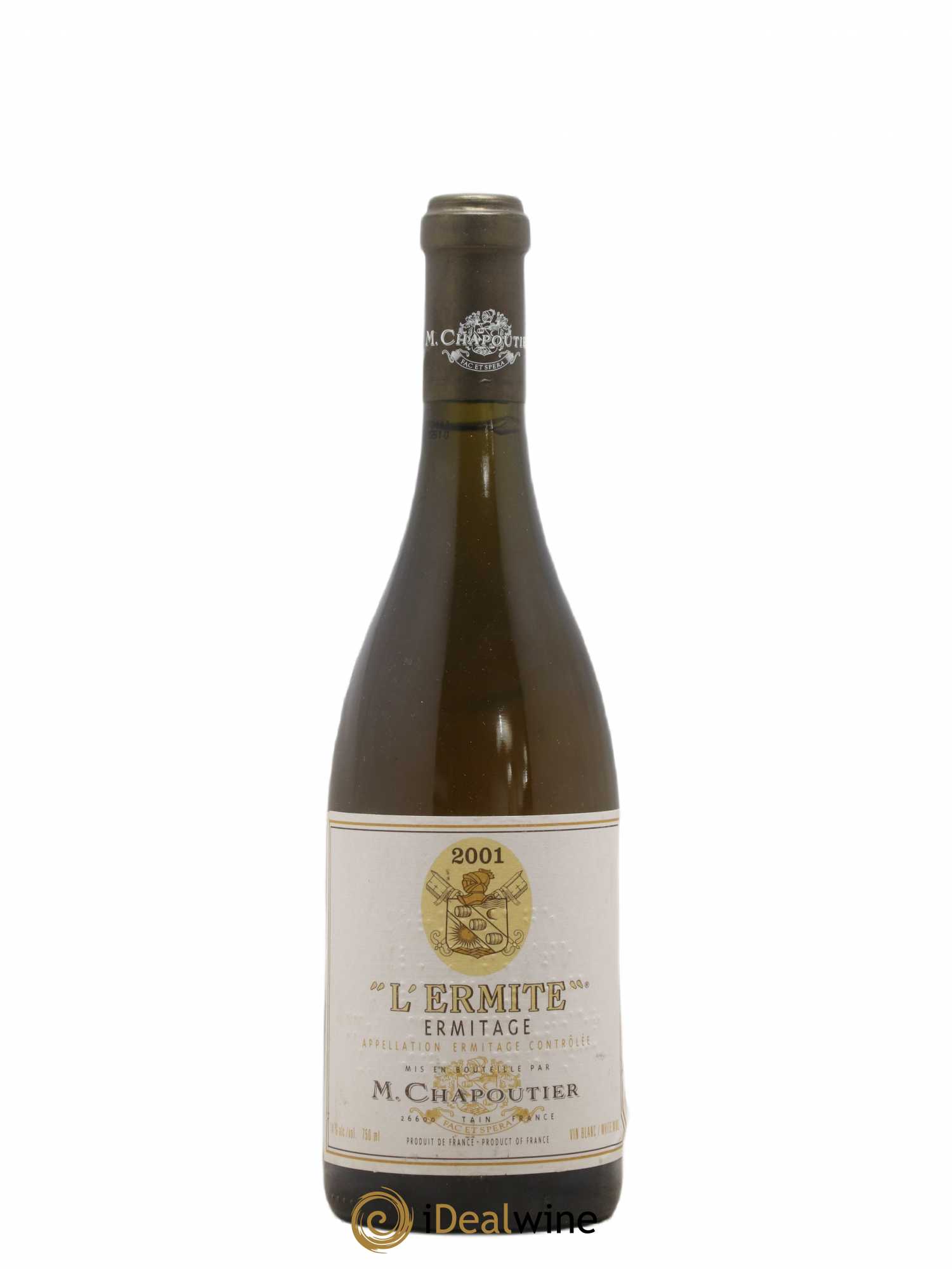 Hermitage Ermitage l'Ermite Chapoutier 2001 - Lot de 1 bouteille - 0