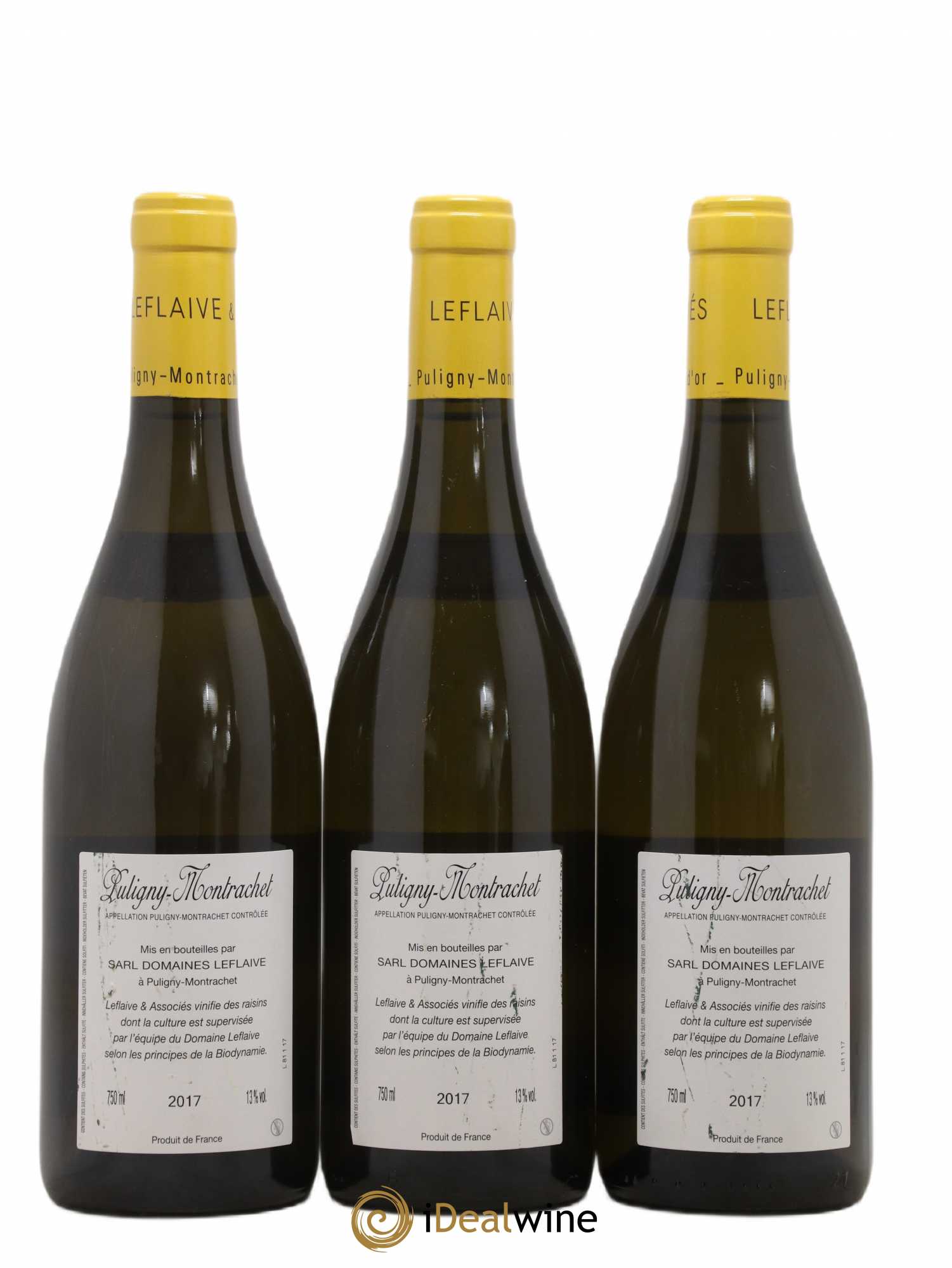 Puligny-Montrachet Leflaive et Associés 2017 - Lot de 3 bouteilles - 1