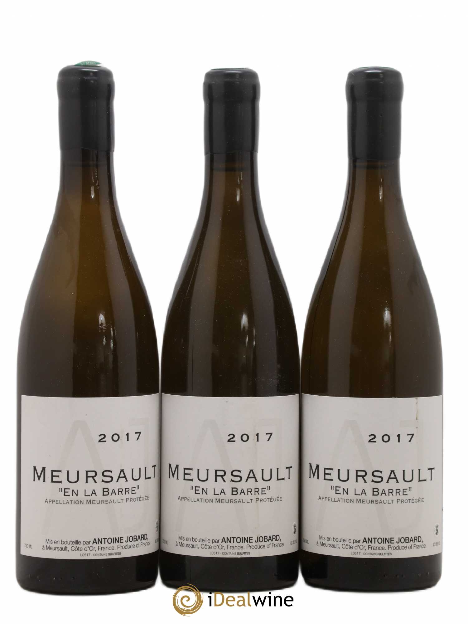 Meursault En la Barre François et Antoine Jobard (Domaine) 2017 - Lot de 3 bouteilles - 0