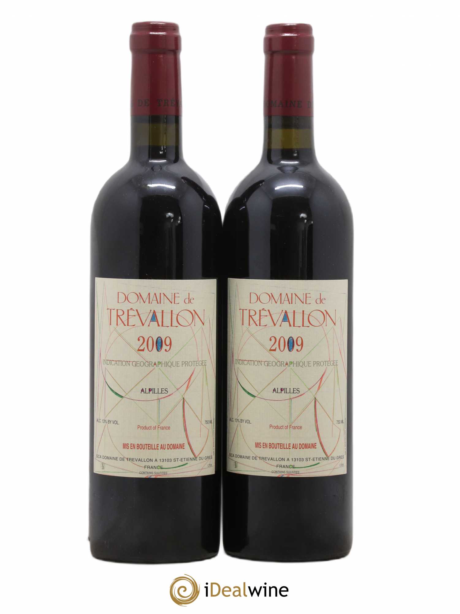 Alpilles Trévallon (Domaine de) Eloi Dürrbach 2009 - Lot de 2 bouteilles - 0