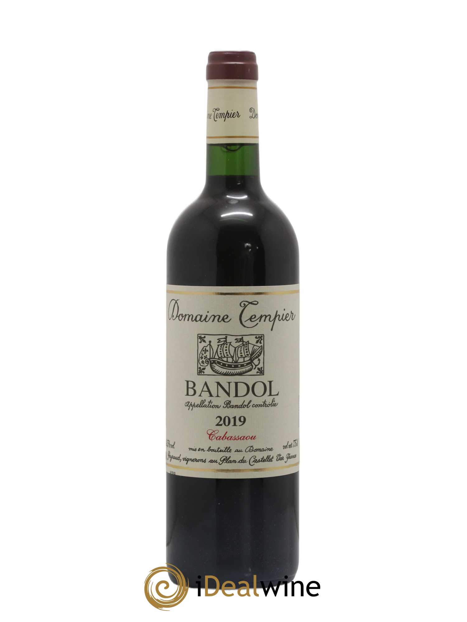 Bandol Domaine Tempier Cuvée Cabassaou Famille Peyraud 2019 - Lot de 1 bouteille - 0