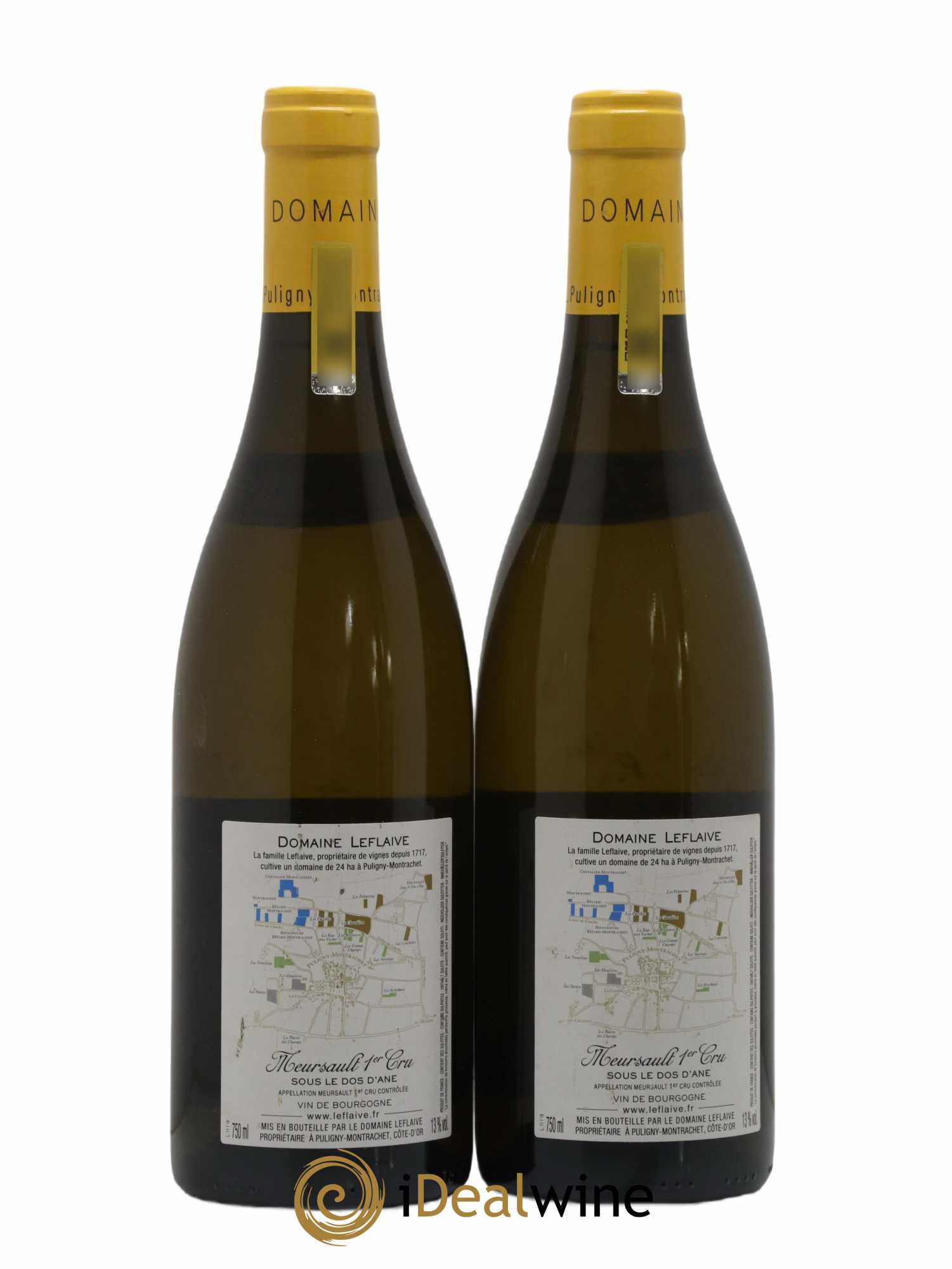 Meursault 1er Cru Sous le Dos d'Ane Leflaive (Domaine) 2016 - Lot de 2 bouteilles - 1