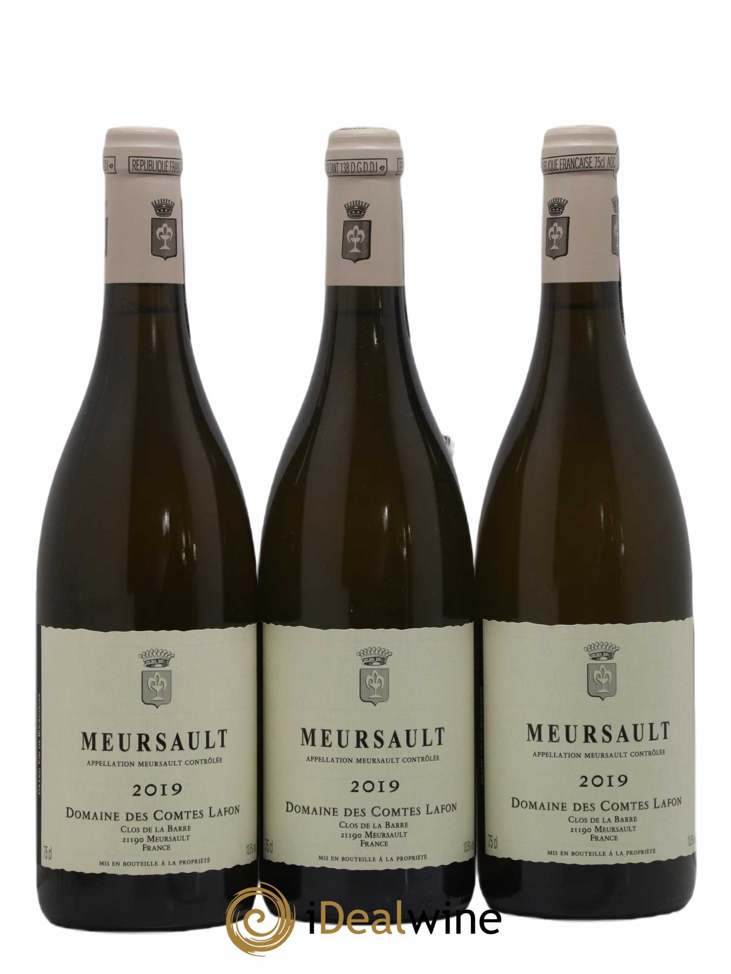 Meursault Comtes Lafon (Domaine des) 2019 - Lot de 3 bouteilles - 0