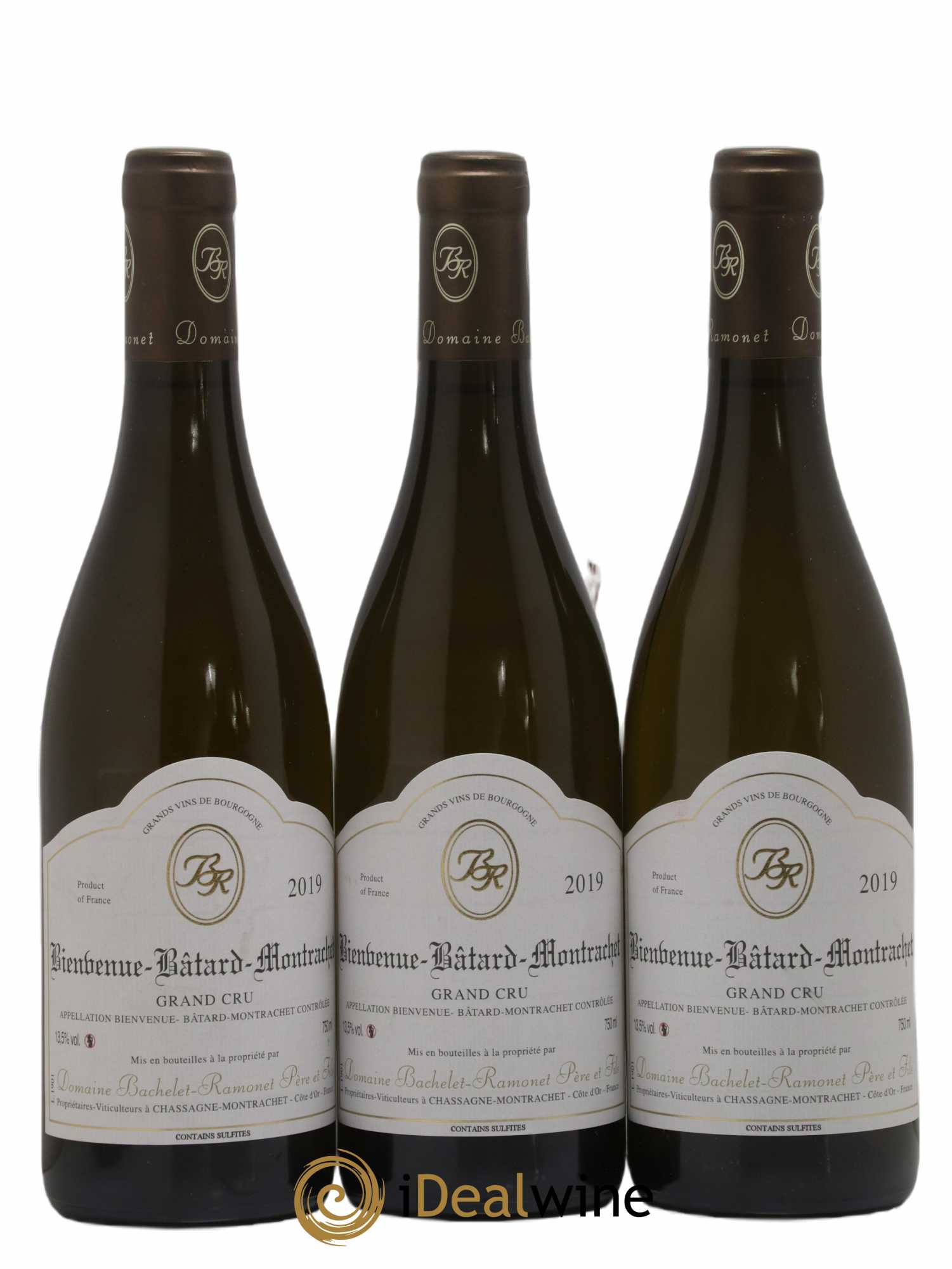Bienvenues-Bâtard-Montrachet Grand Cru Bachelet-Ramonet (Domaine) 2019 - Lot de 3 bouteilles - 0