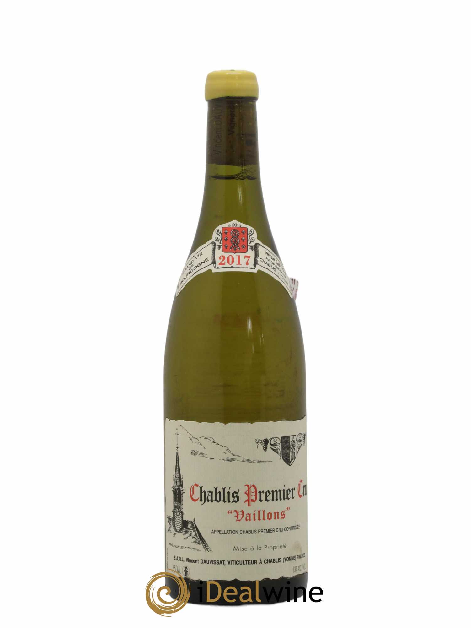Chablis 1er Cru Vaillons Vincent Dauvissat (Domaine) 2017 - Lot de 1 bouteille - 0