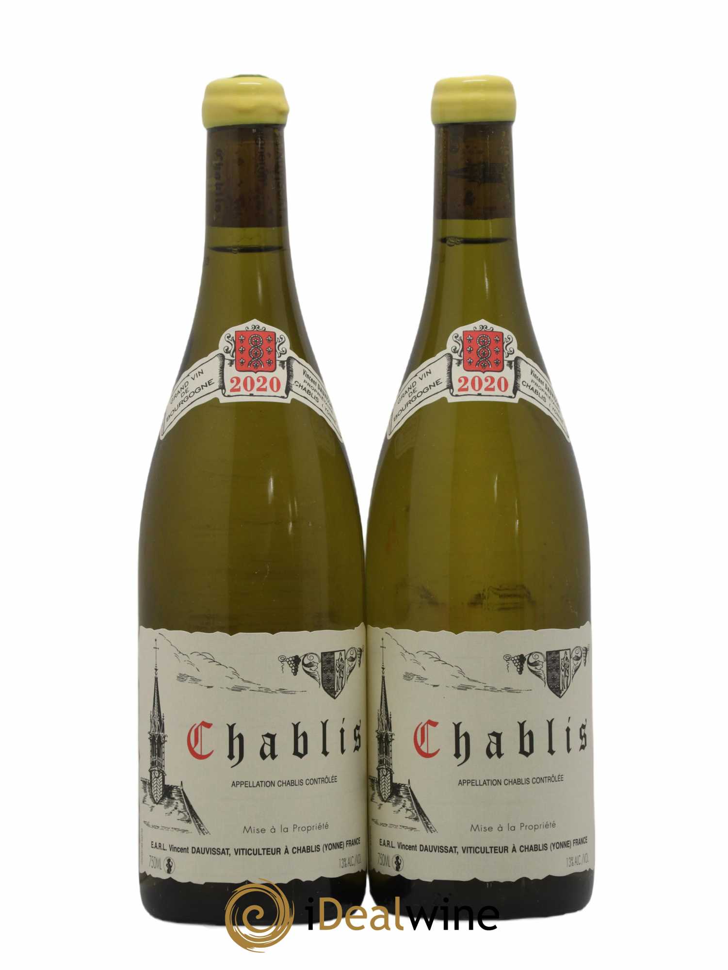Chablis Vincent Dauvissat (Domaine) 2020 - Lot de 2 bouteilles - 0