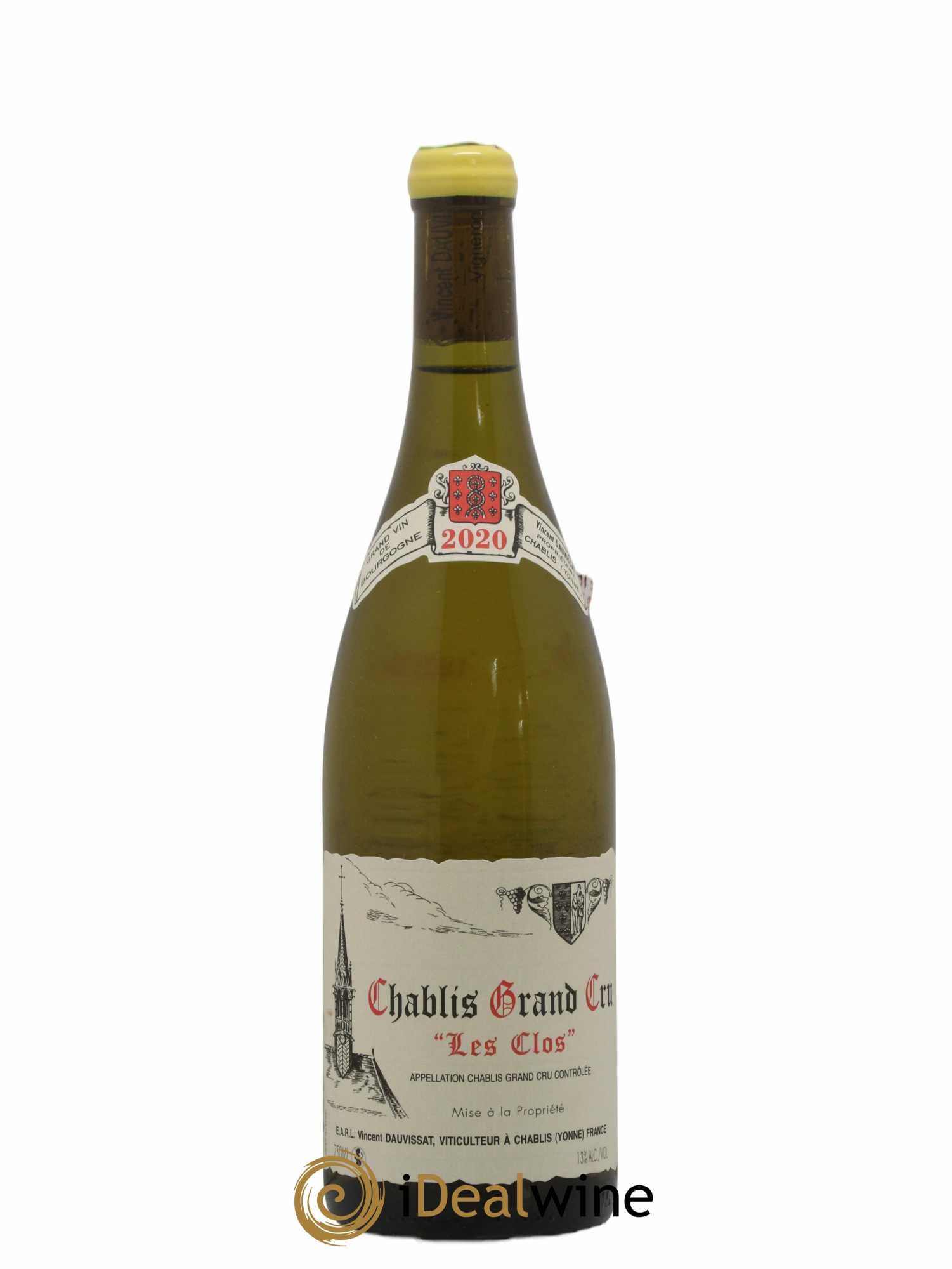 Chablis Grand Cru Les Clos Vincent Dauvissat (Domaine) 2020 - Lot de 1 bouteille - 0