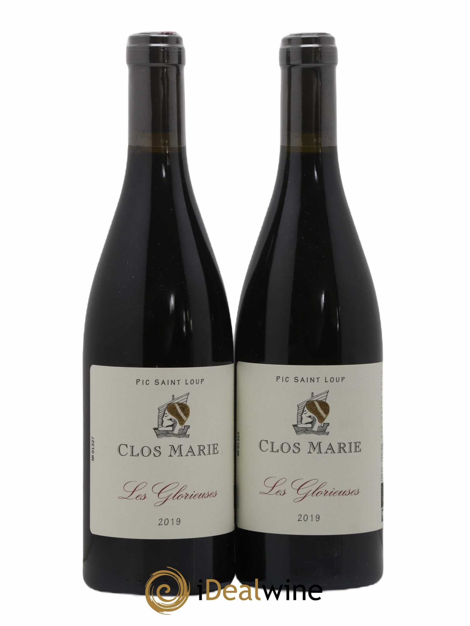 Pic Saint-Loup Clos Marie Les Glorieuses Christophe Peyrus et Françoise Julien 2019 - Lot de 2 bouteilles - 0