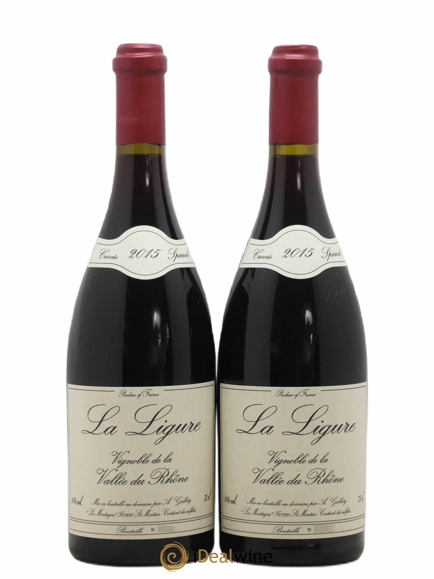 Côtes du Vivarais La Ligure Gallety (Domaine) 2015 - Lot de 2 bouteilles - 0