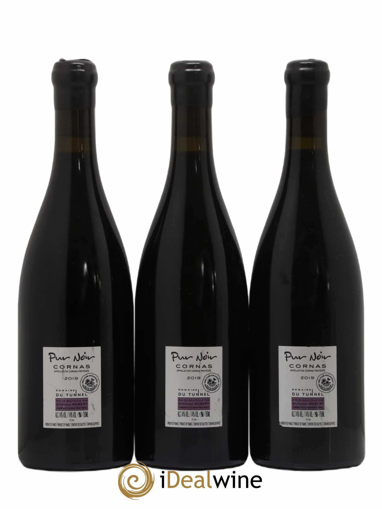 Cornas Pur Noir Tunnel (Domaine du) 2019 - Lot de 3 bouteilles - 1