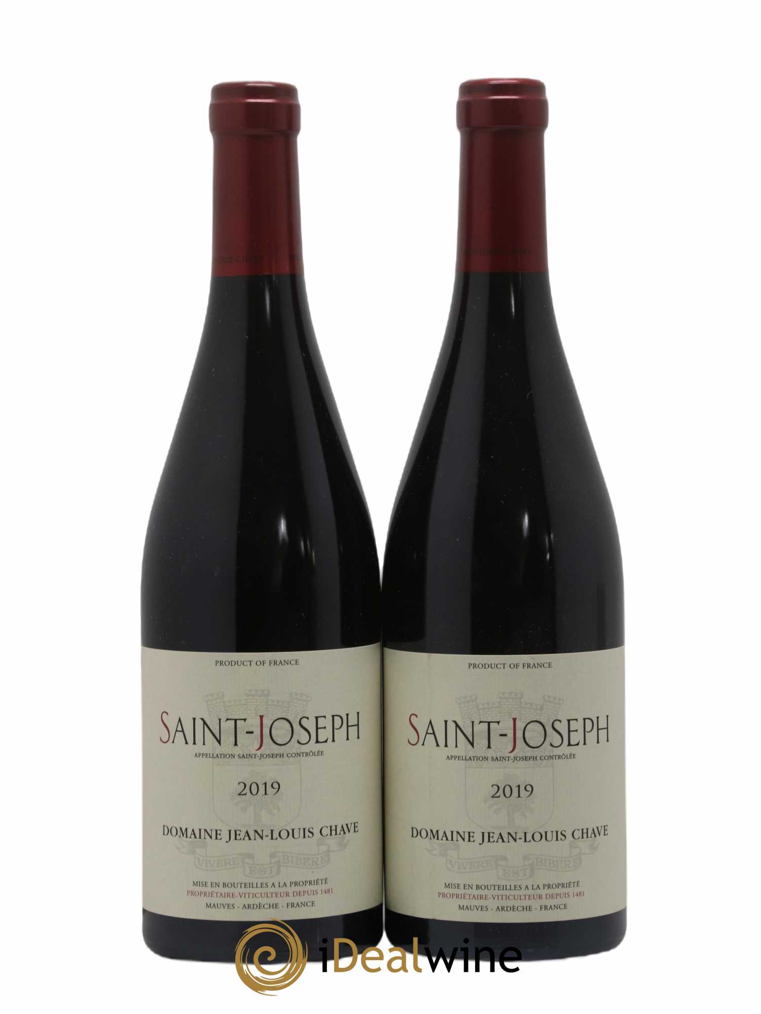 Saint-Joseph Jean-Louis Chave 2019 - Lot of 2 bottles - 0