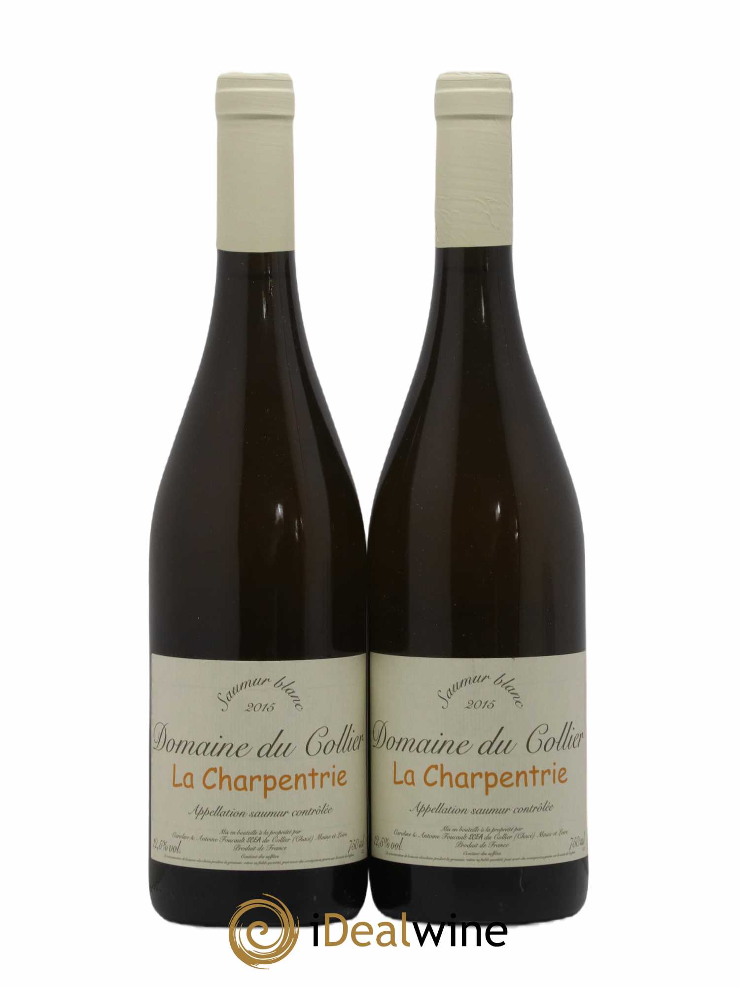 Saumur La Charpentrie Domaine du Collier 2015 - Lotto di 2 bottiglie - 0