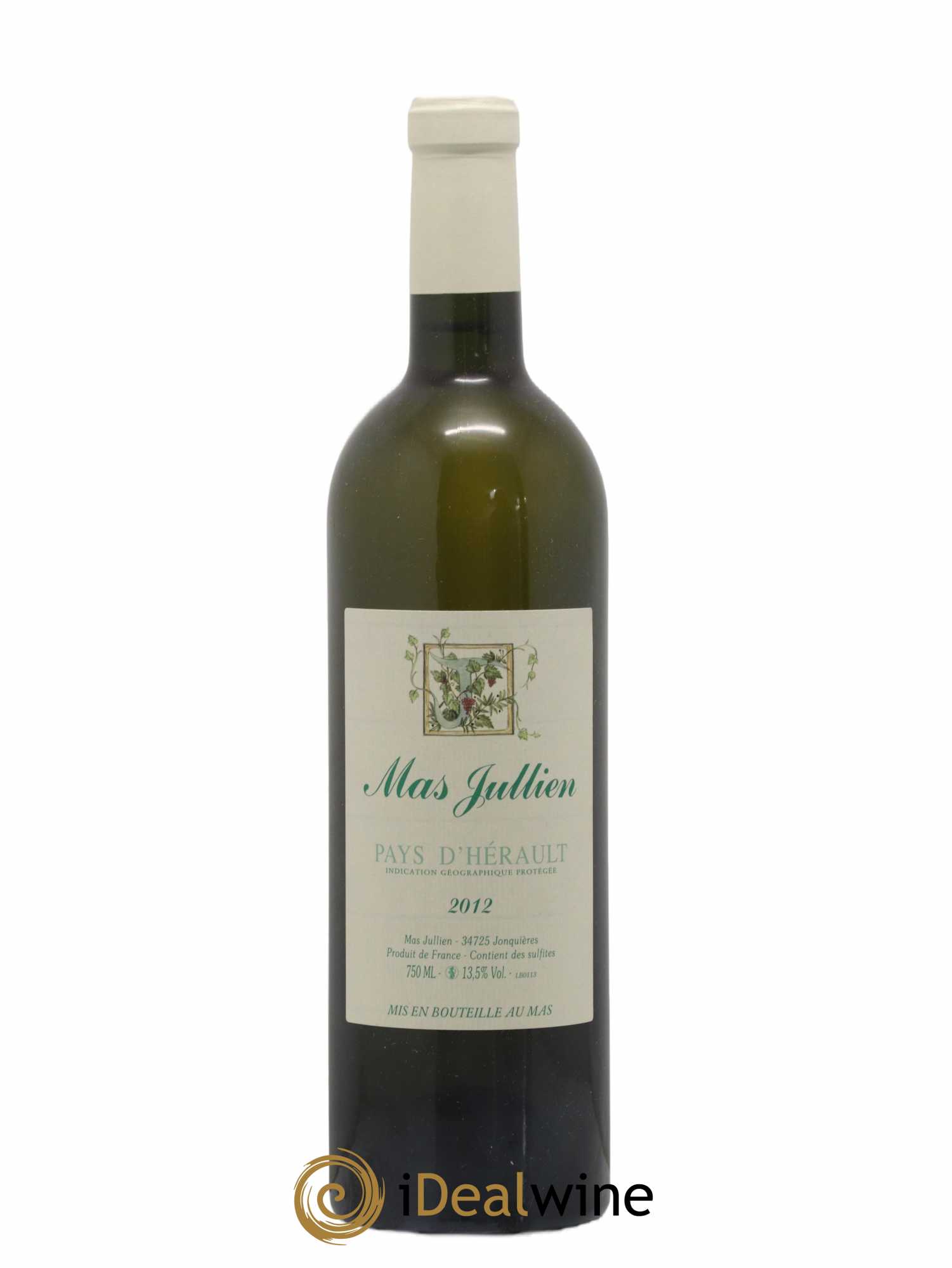 Pays d'Hérault Mas Jullien Olivier Jullien 2012 - Lot de 1 bouteille - 0