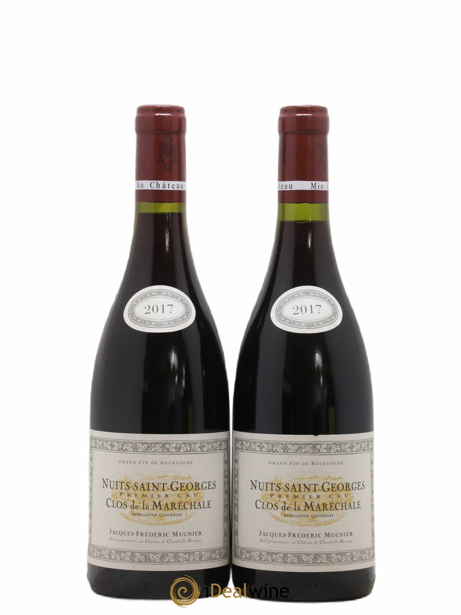 Nuits-Saint-Georges 1er Cru Clos de La Maréchale Jacques-Frédéric Mugnier 2017 - Lot de 2 bouteilles - 0