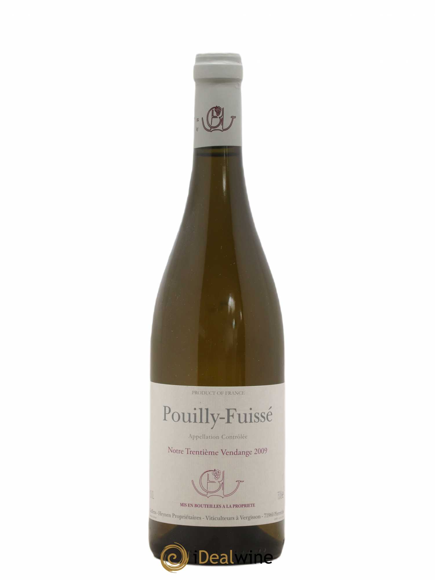 Pouilly-Fuissé Notre Trentième Vendange Guffens-Heynen 2009 - Lot de 1 bouteille - 0