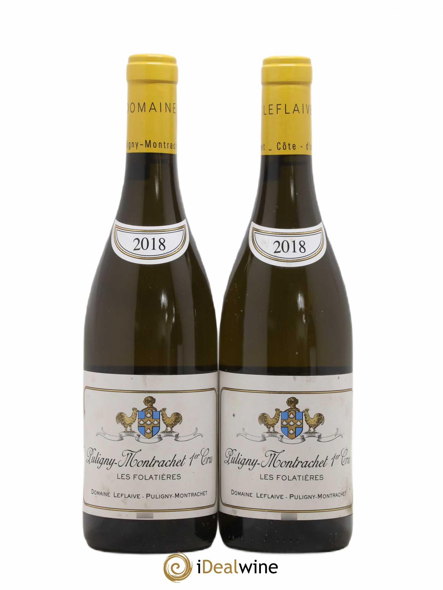 Puligny-Montrachet 1er Cru Les Folatières Leflaive (Domaine) 2018 - Lot de 2 bouteilles - 0