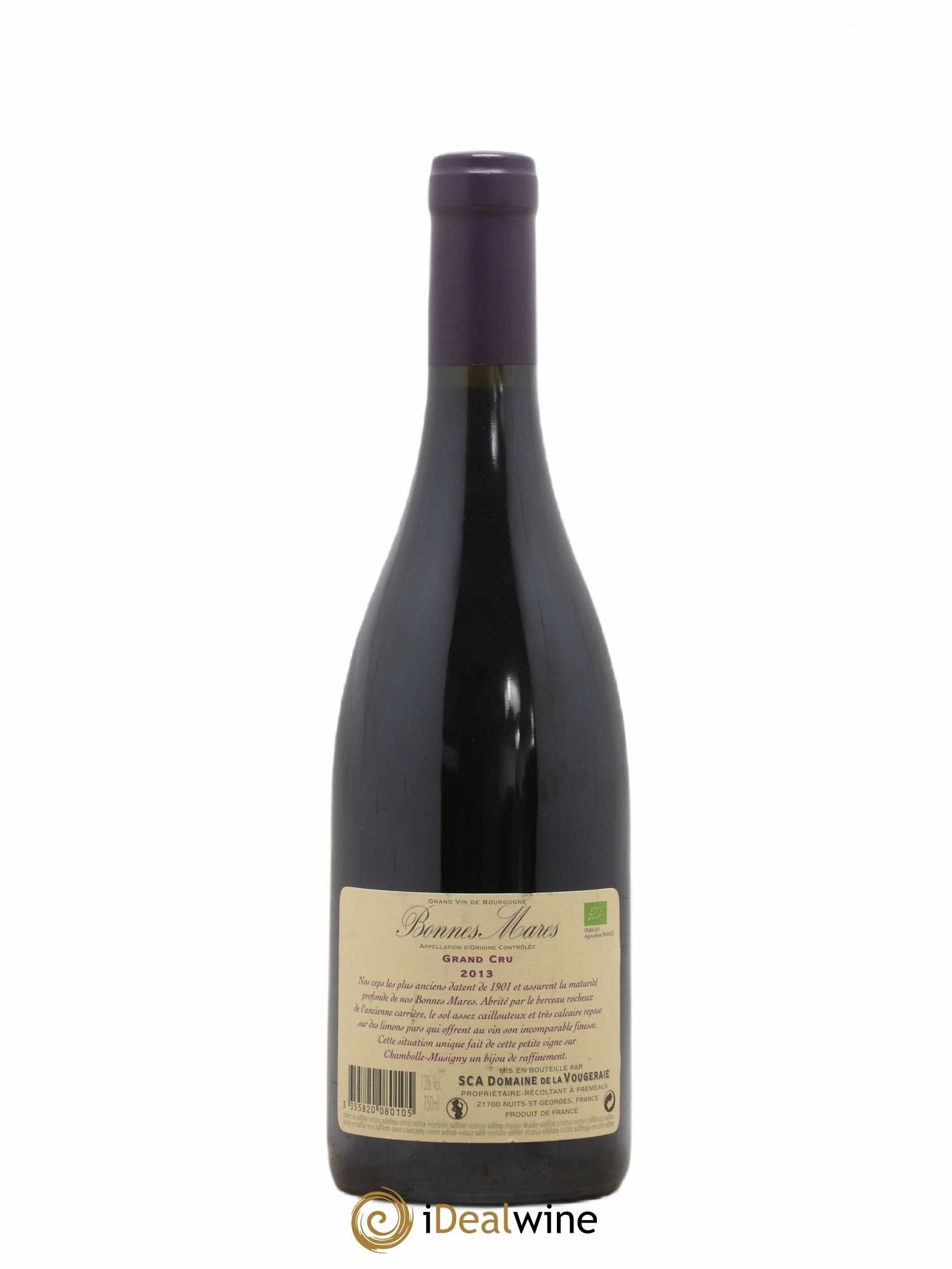 Bonnes-Mares Grand Cru La Vougeraie 2013 - Lot de 1 bouteille - 1