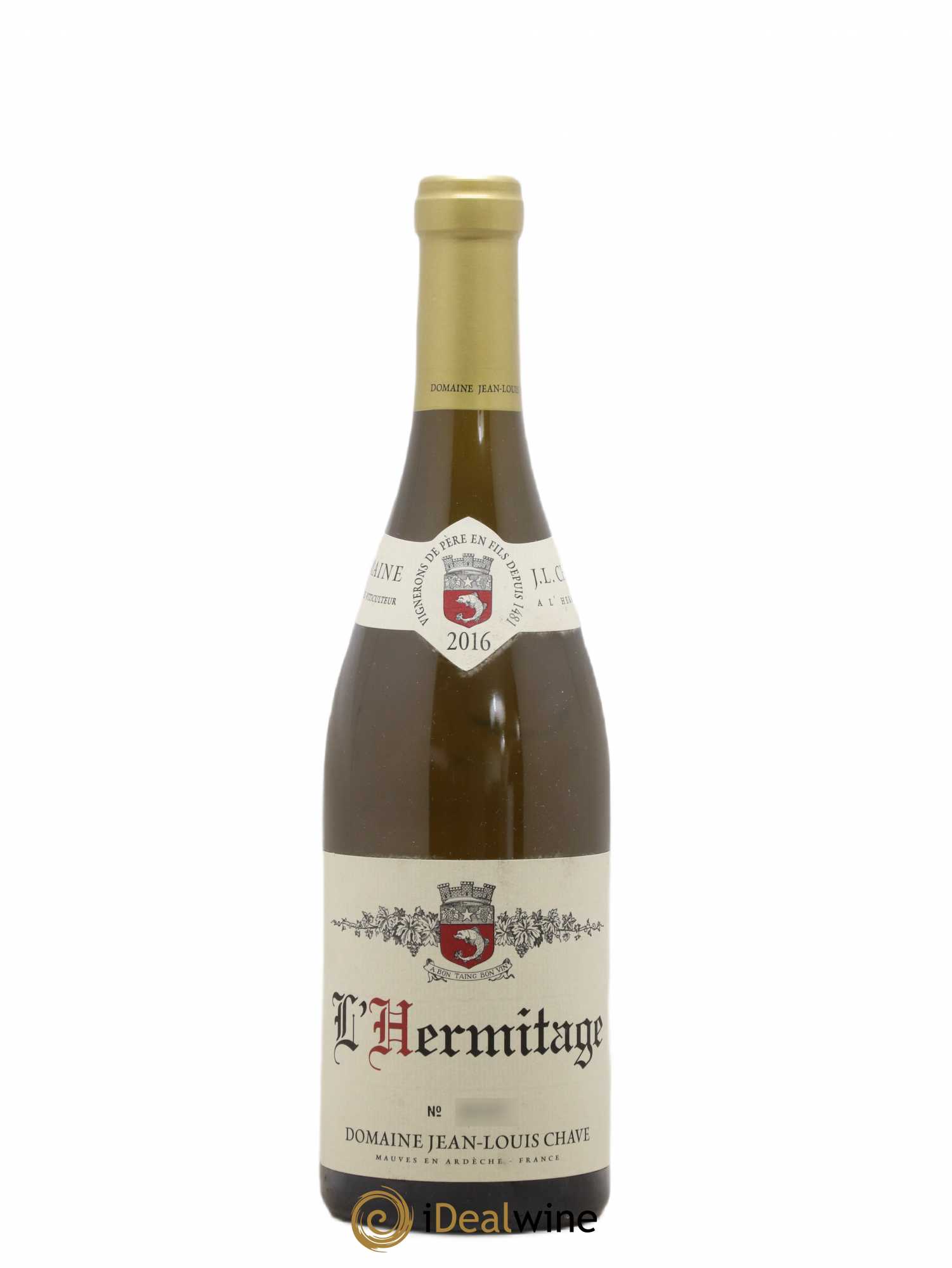 Hermitage Jean-Louis Chave 2016 - Lot de 1 bouteille - 0