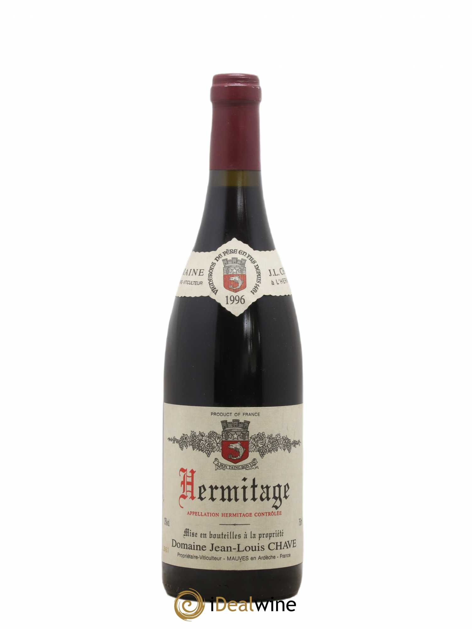 Hermitage Jean-Louis Chave 1996 - Lot de 1 bouteille - 0
