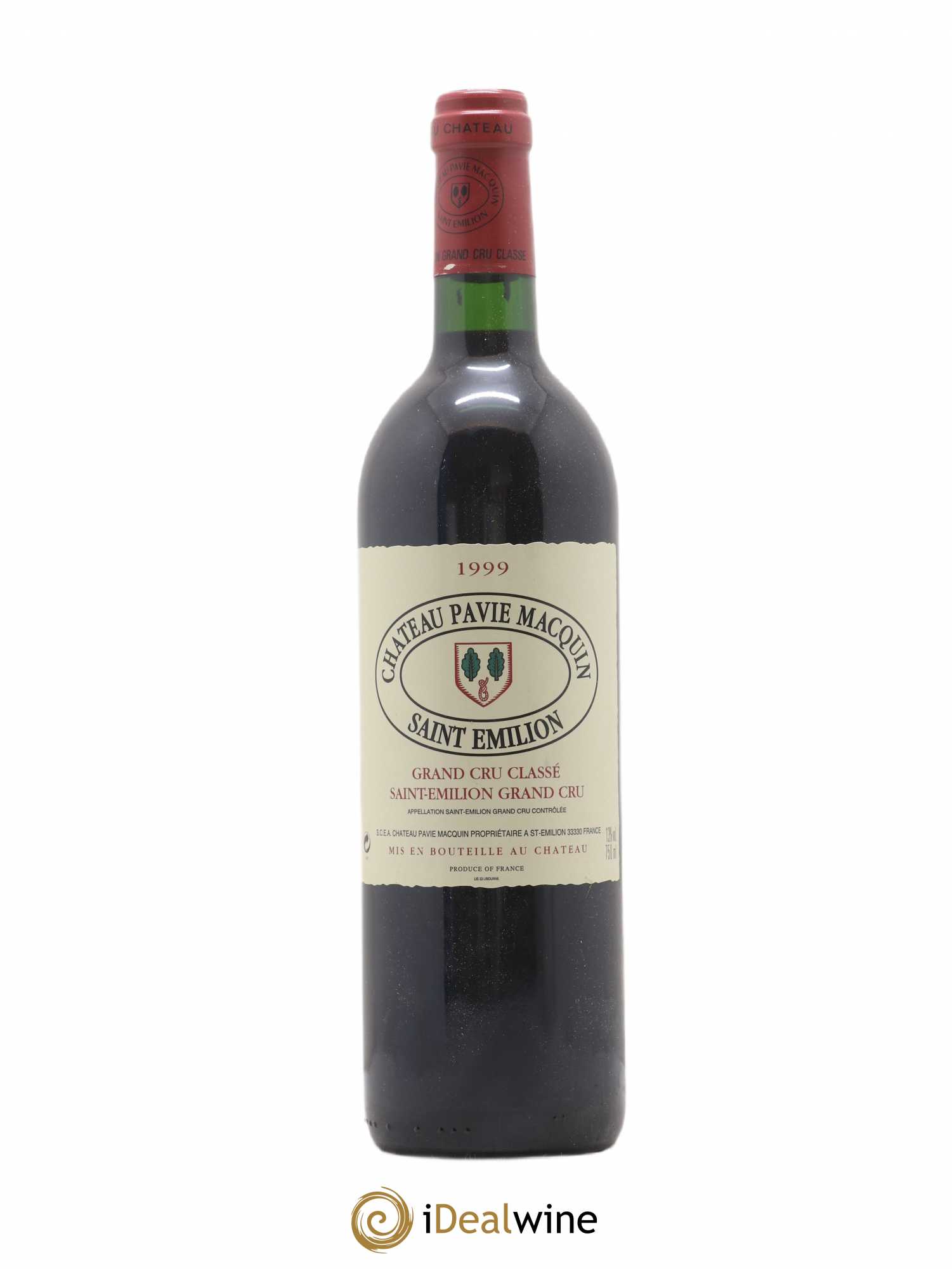 Château Pavie Macquin 1er Grand Cru Classé B 1999 - Lot de 1 bouteille - 0