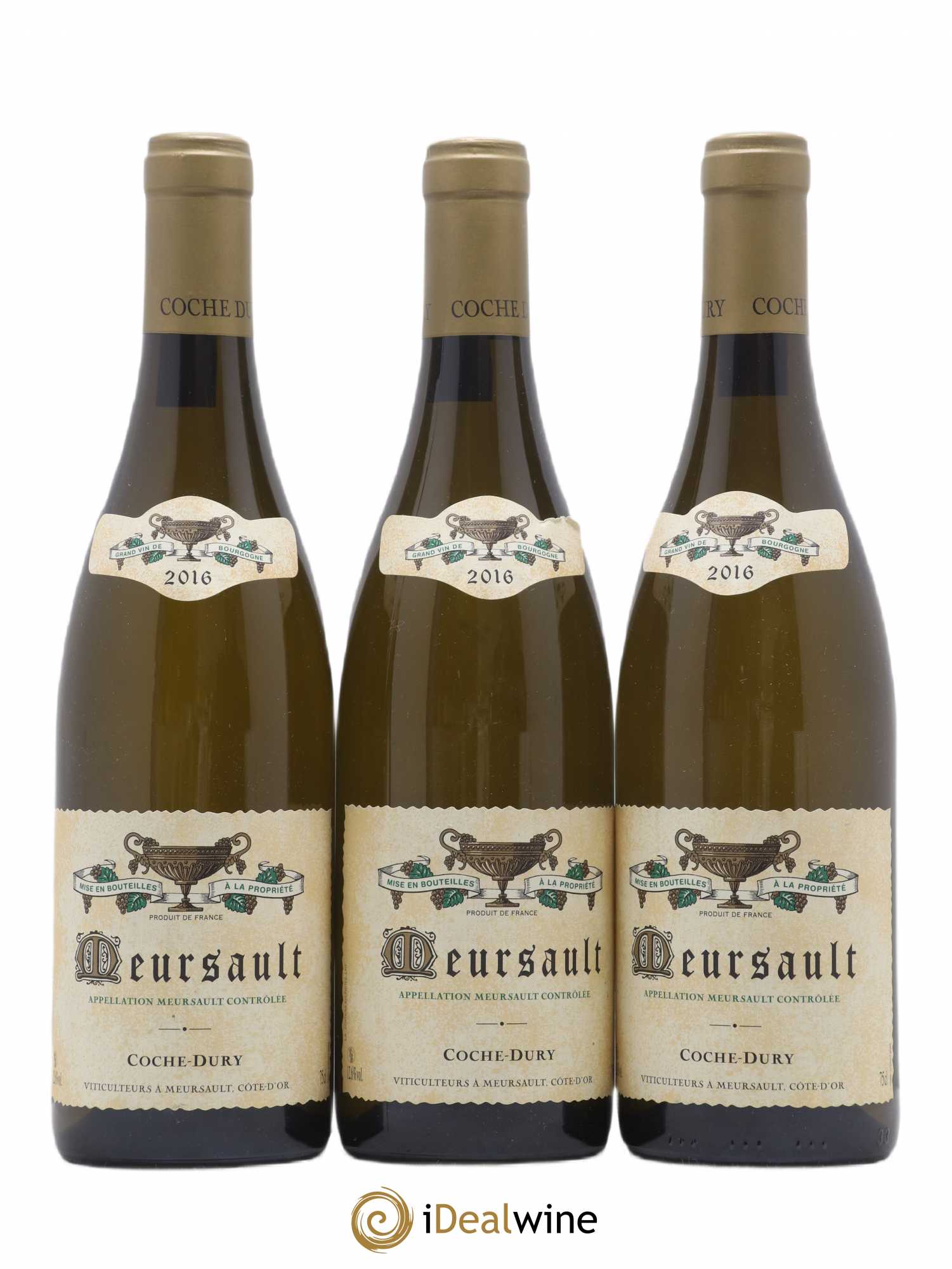 Meursault Coche Dury (Domaine) 2016 - Lot de 3 bouteilles - 0
