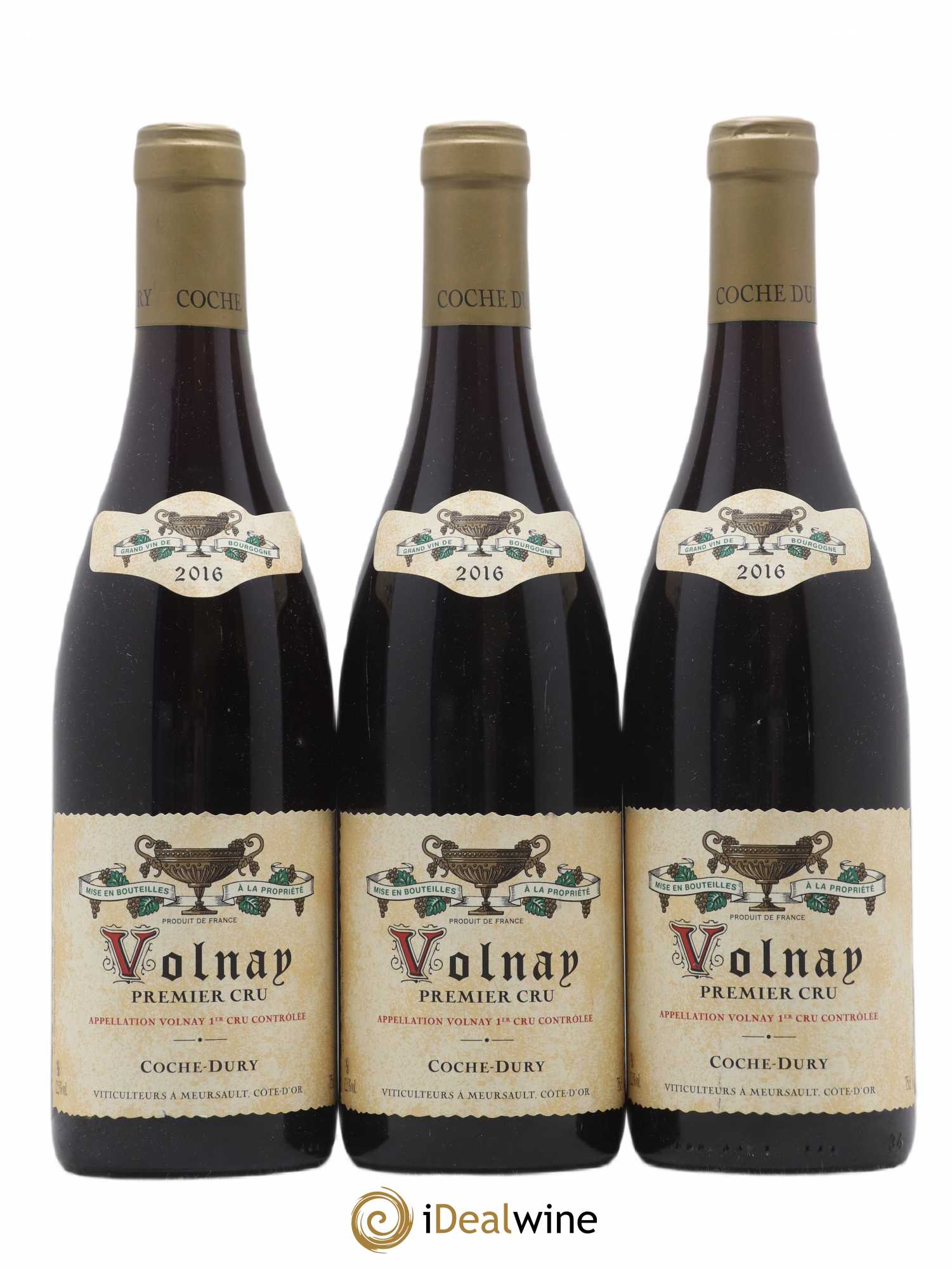 Volnay 1er Cru Coche Dury (Domaine) 2016 - Lot de 3 bouteilles - 0