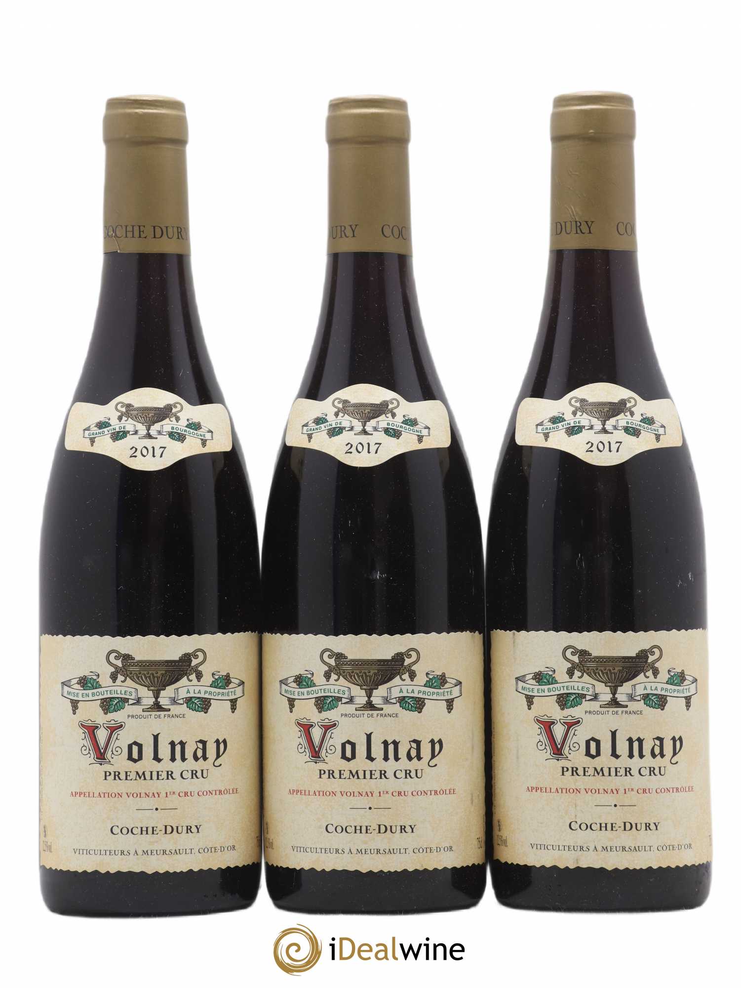 Volnay 1er Cru Coche Dury (Domaine) 2017 - Lot de 3 bouteilles - 0