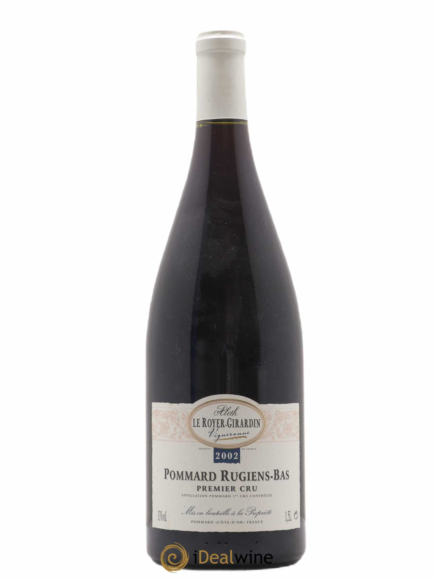 Pommard 1er Cru Rugiens bas Aleth Le Royer Girardin 2002 - Lot de 1 magnum - 0