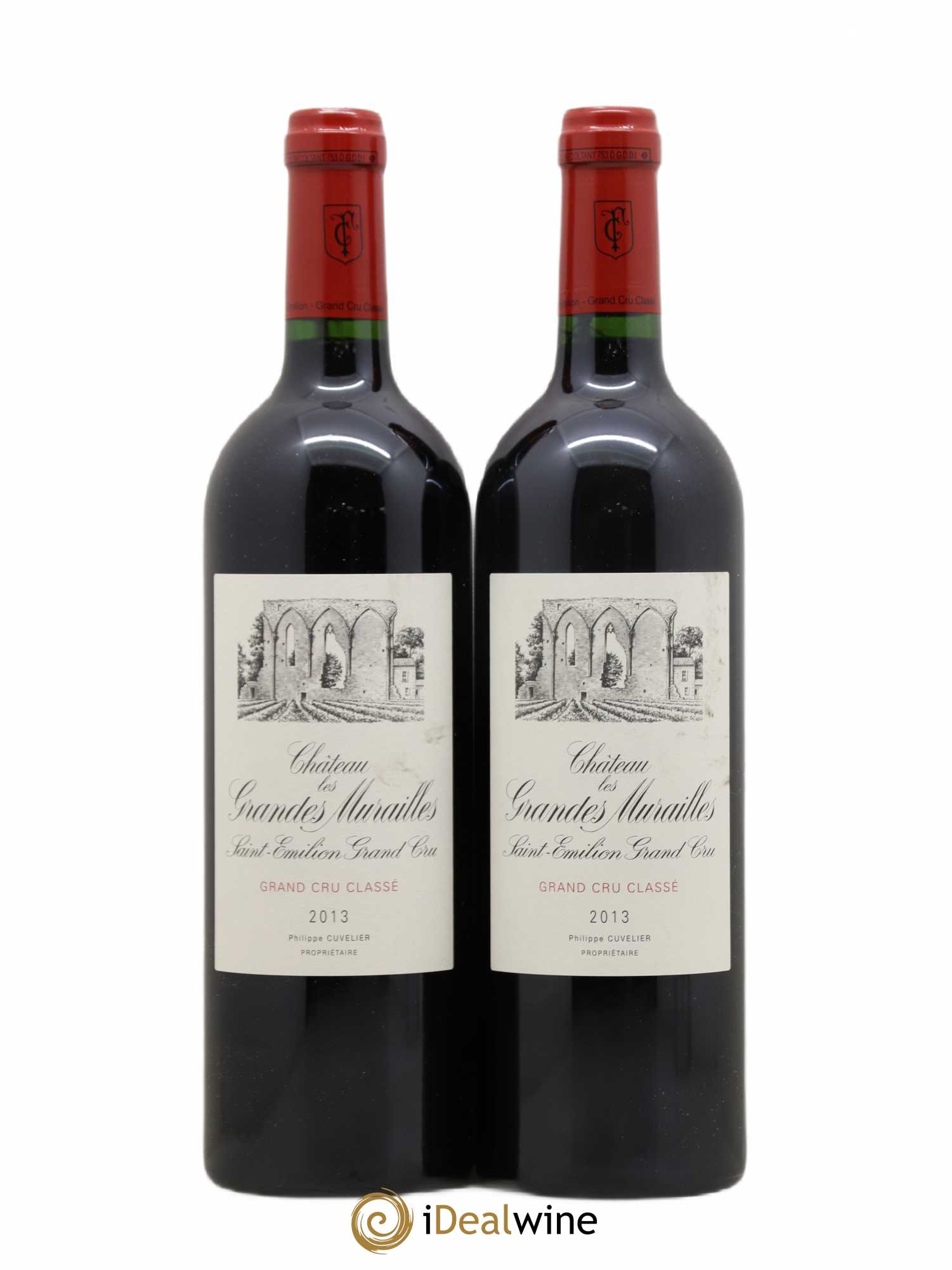 Château les Grandes Murailles Grand Cru Classé 2013 - Lot de 2 bouteilles - 0