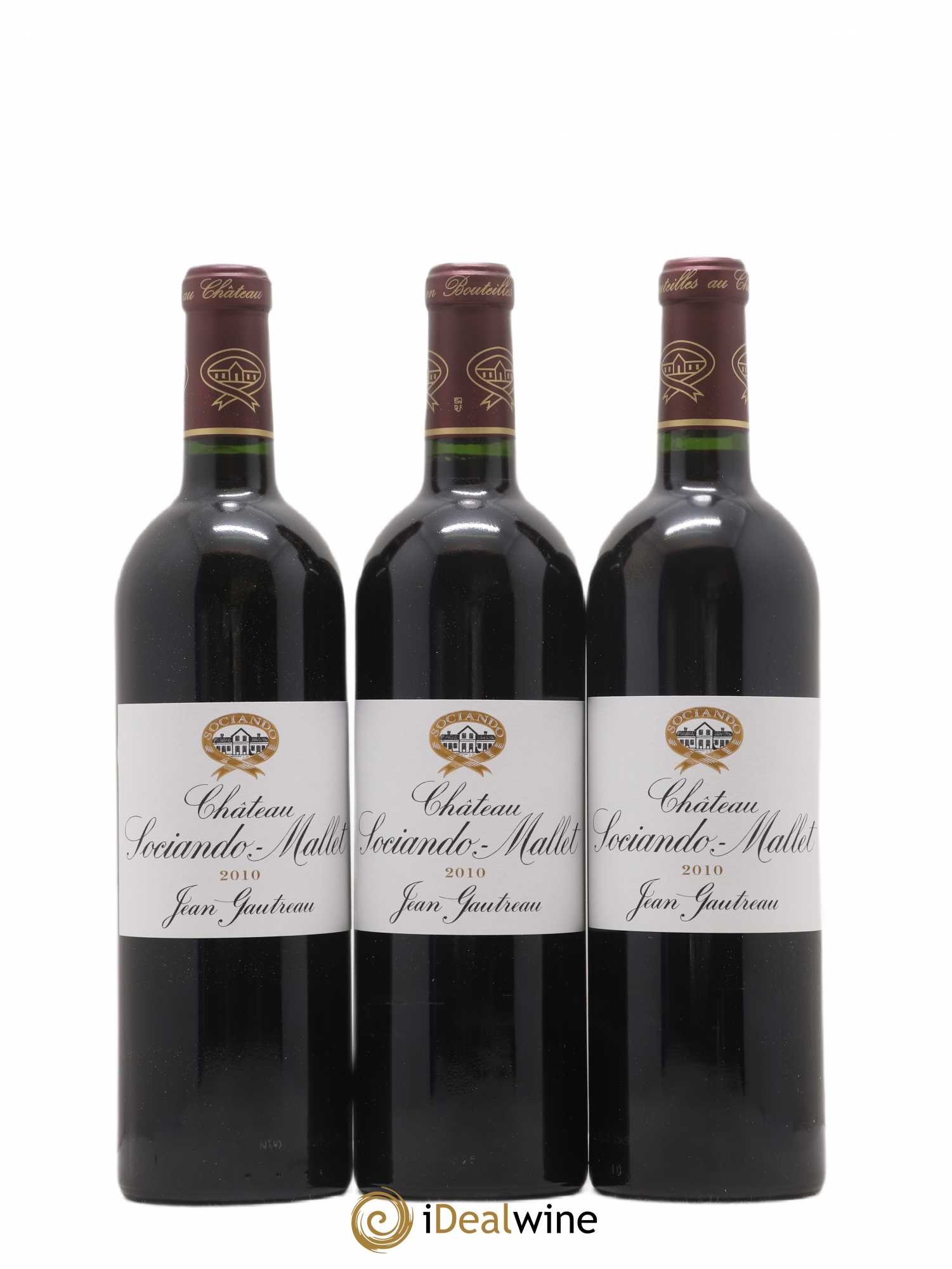 Château Sociando Mallet 2010 - Lot de 6 bouteilles - 1
