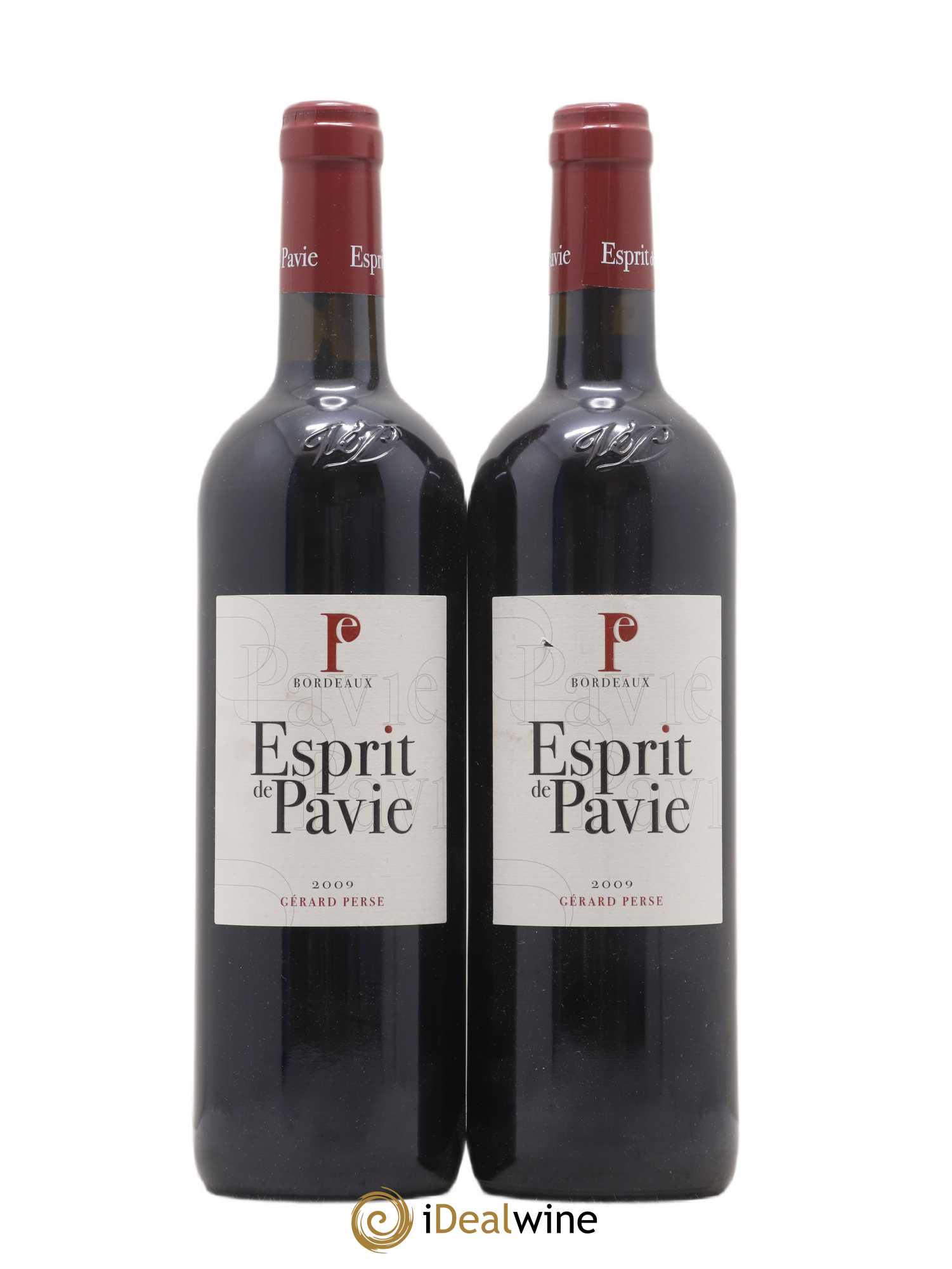 Bordeaux Esprit De Pavie 2009 - Posten von 2 Flaschen - 0