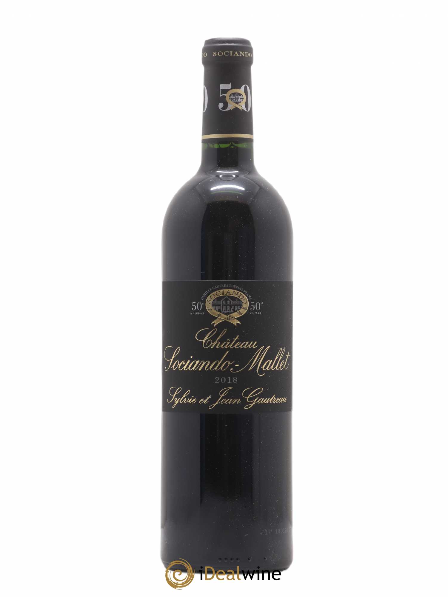Château Sociando Mallet 2018 - Lot de 1 bouteille - 0