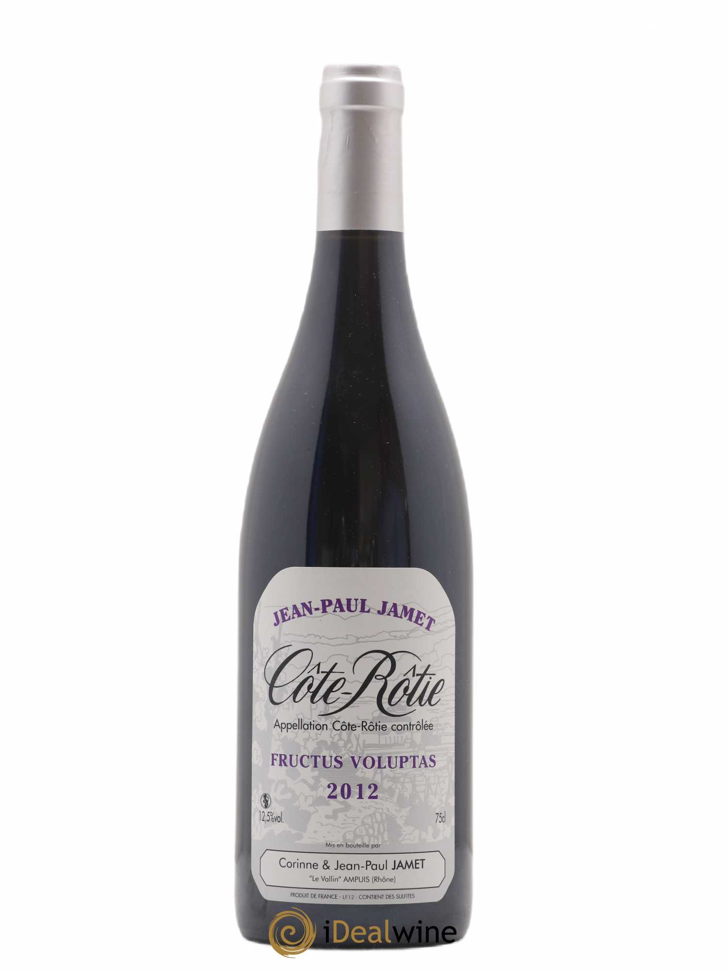 Côte-Rôtie Fructus Voluptas Jamet (Domaine) 2012 - Lot de 1 bouteille - 0