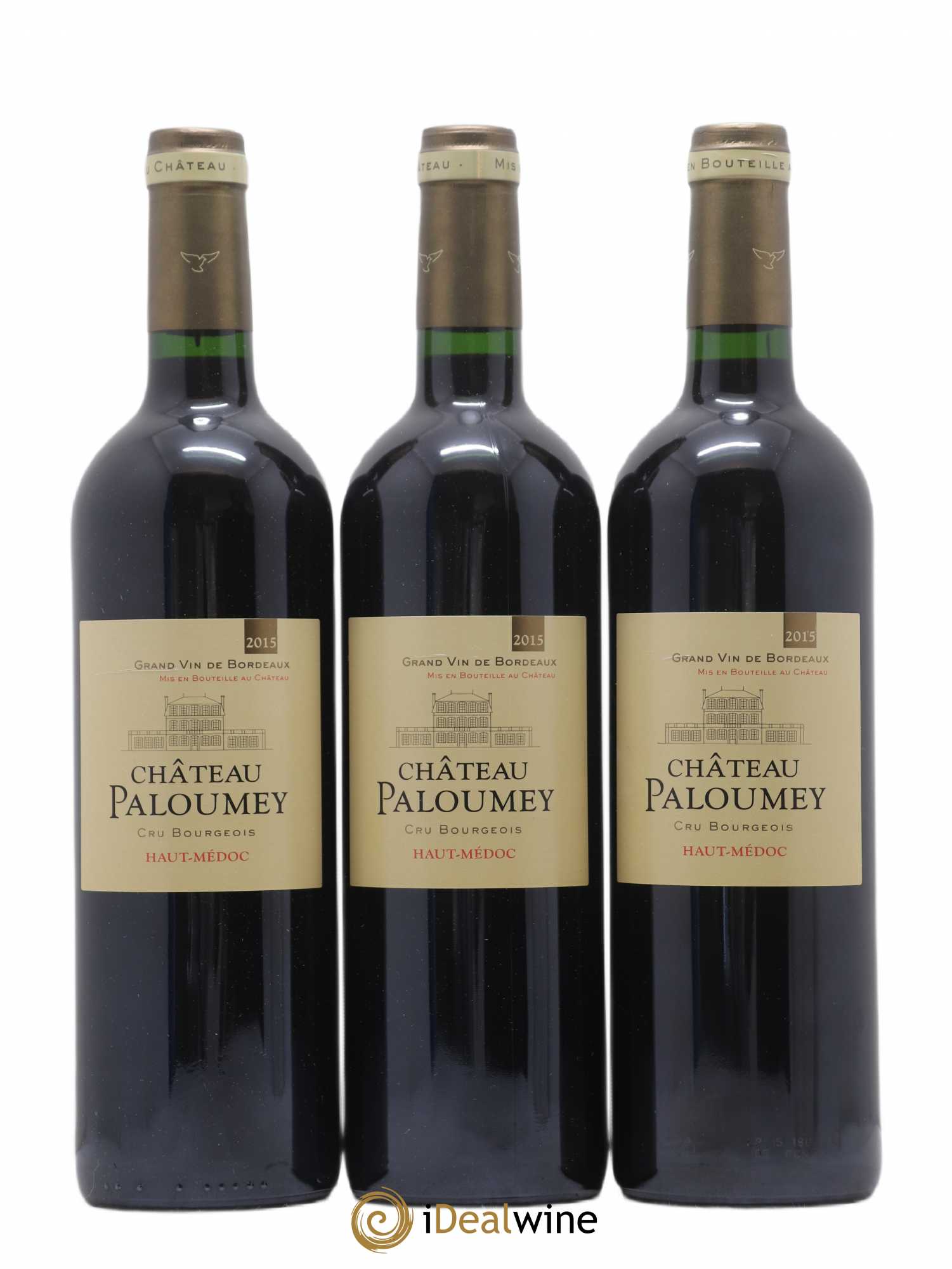 Château Paloumey Cru Bourgeois 2015 - Lot de 3 bouteilles - 0