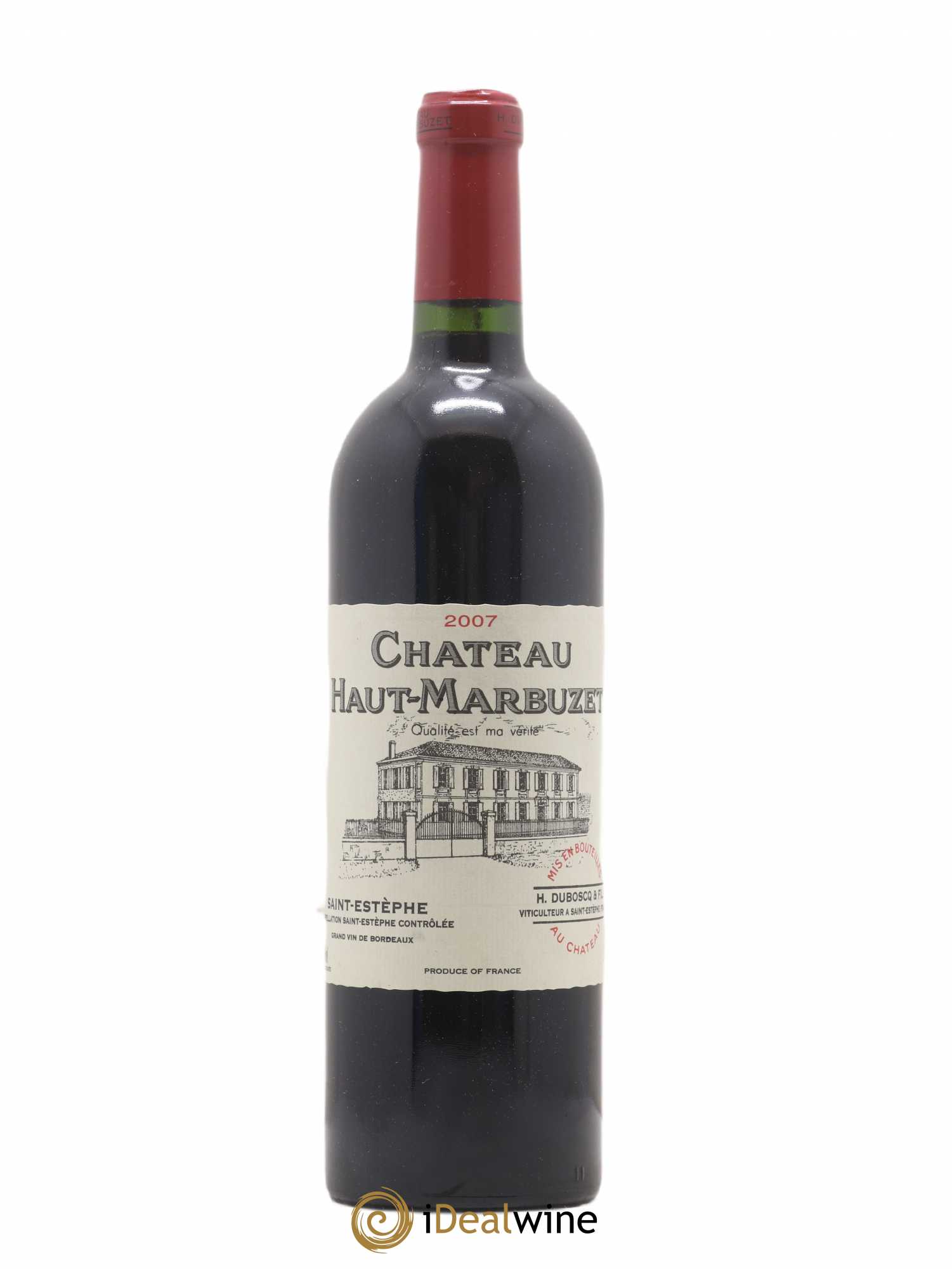 Château Haut Marbuzet 2007 - Lot de 1 bouteille - 0