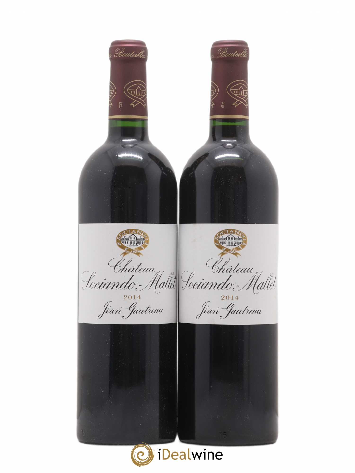Château Sociando Mallet 2014 - Lot de 2 bouteilles - 0