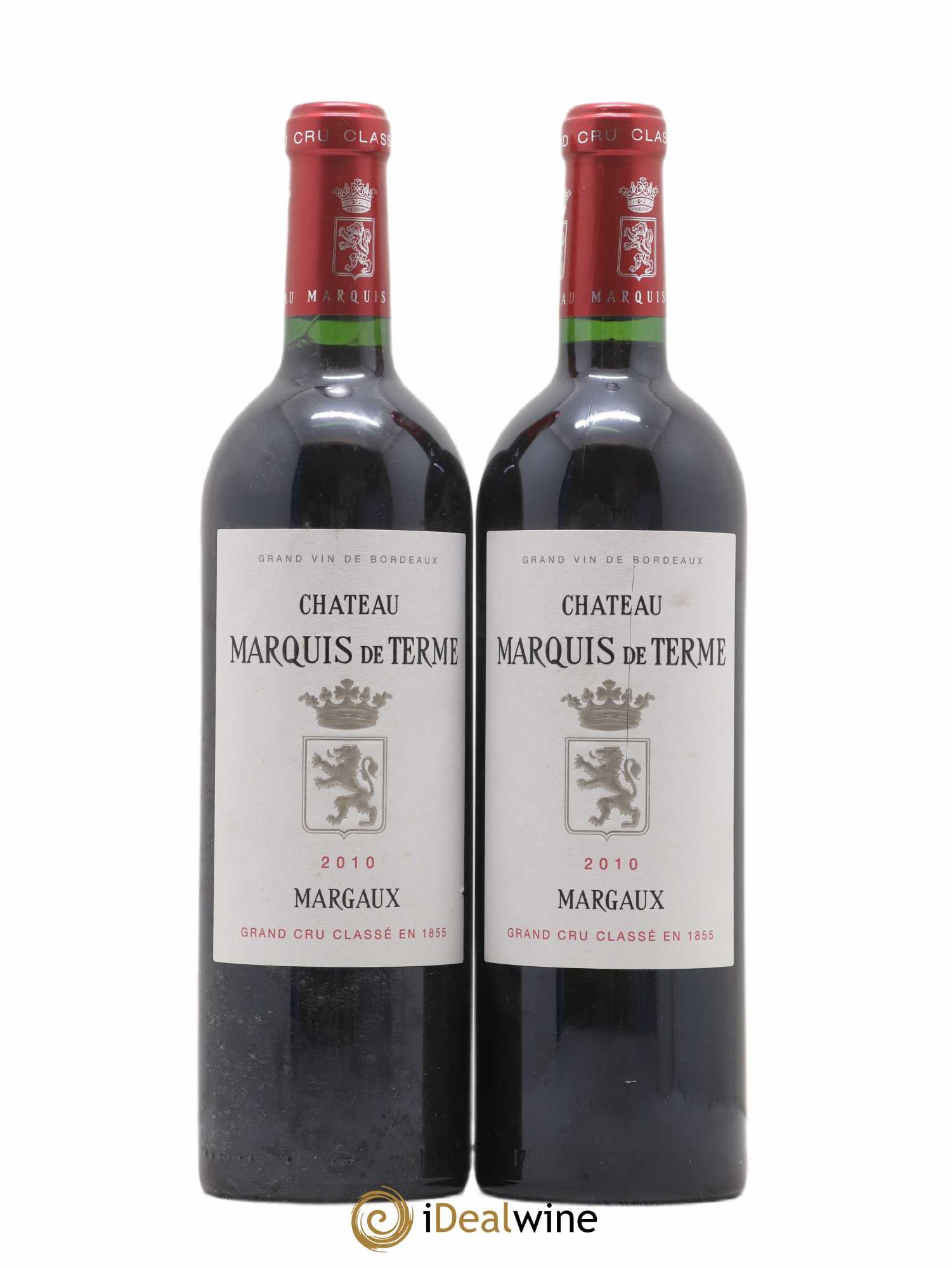 Château Marquis de Terme 4ème Grand Cru Classé 2010 - Lot de 2 bouteilles - 0