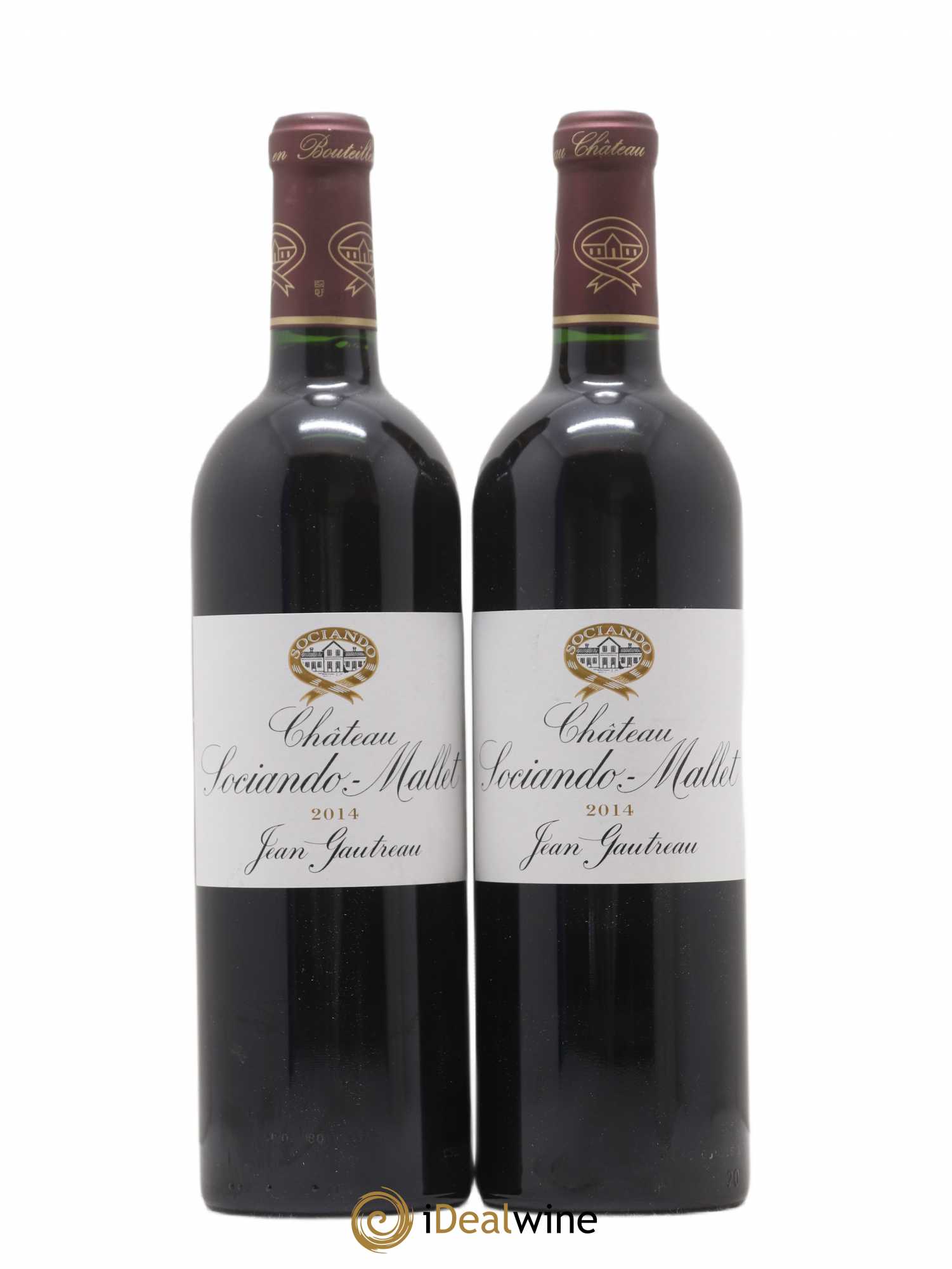 Château Sociando Mallet 2014 - Lot de 2 bouteilles - 0