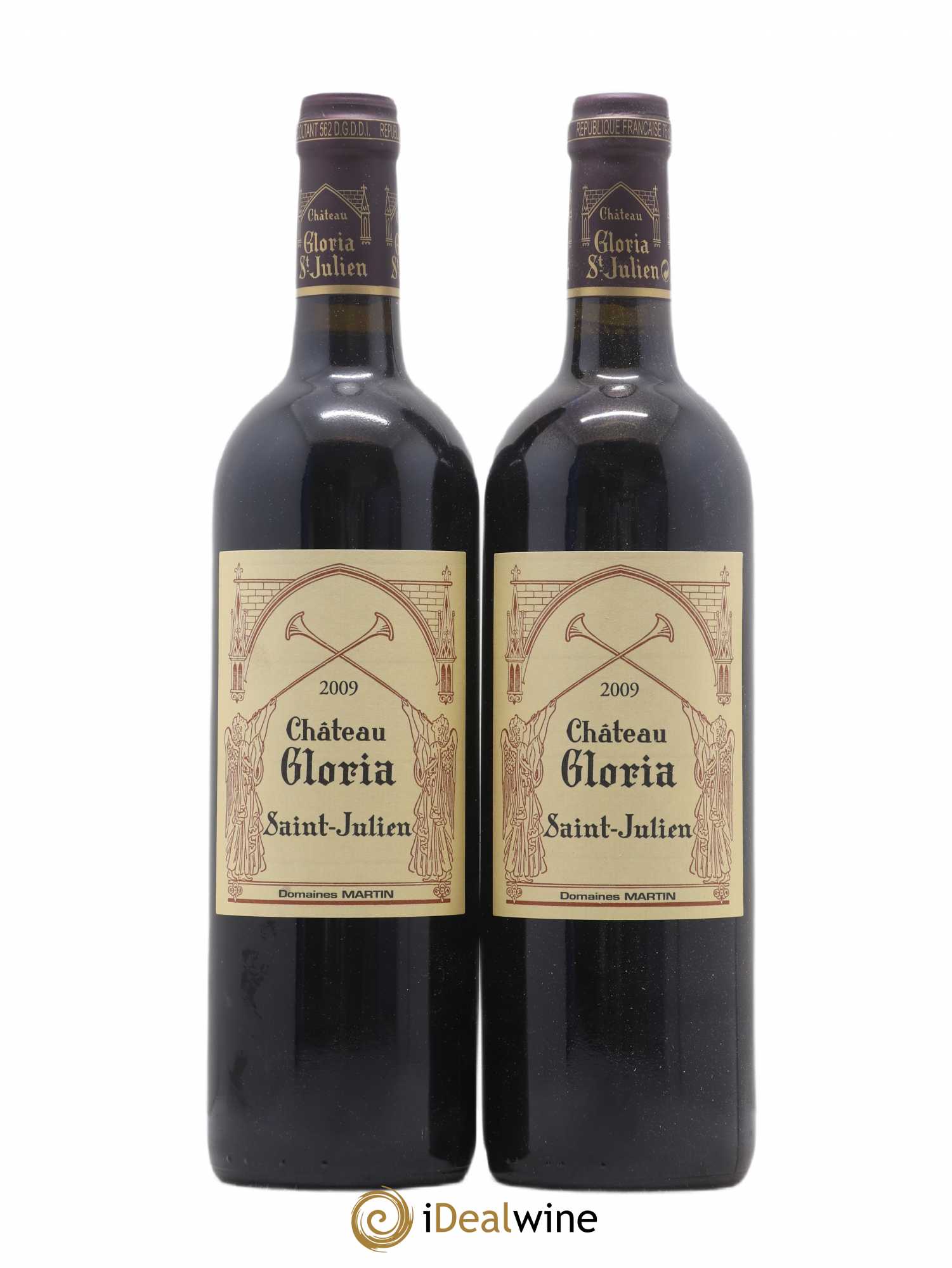 Château Gloria 2009 - Lot de 2 bouteilles - 0