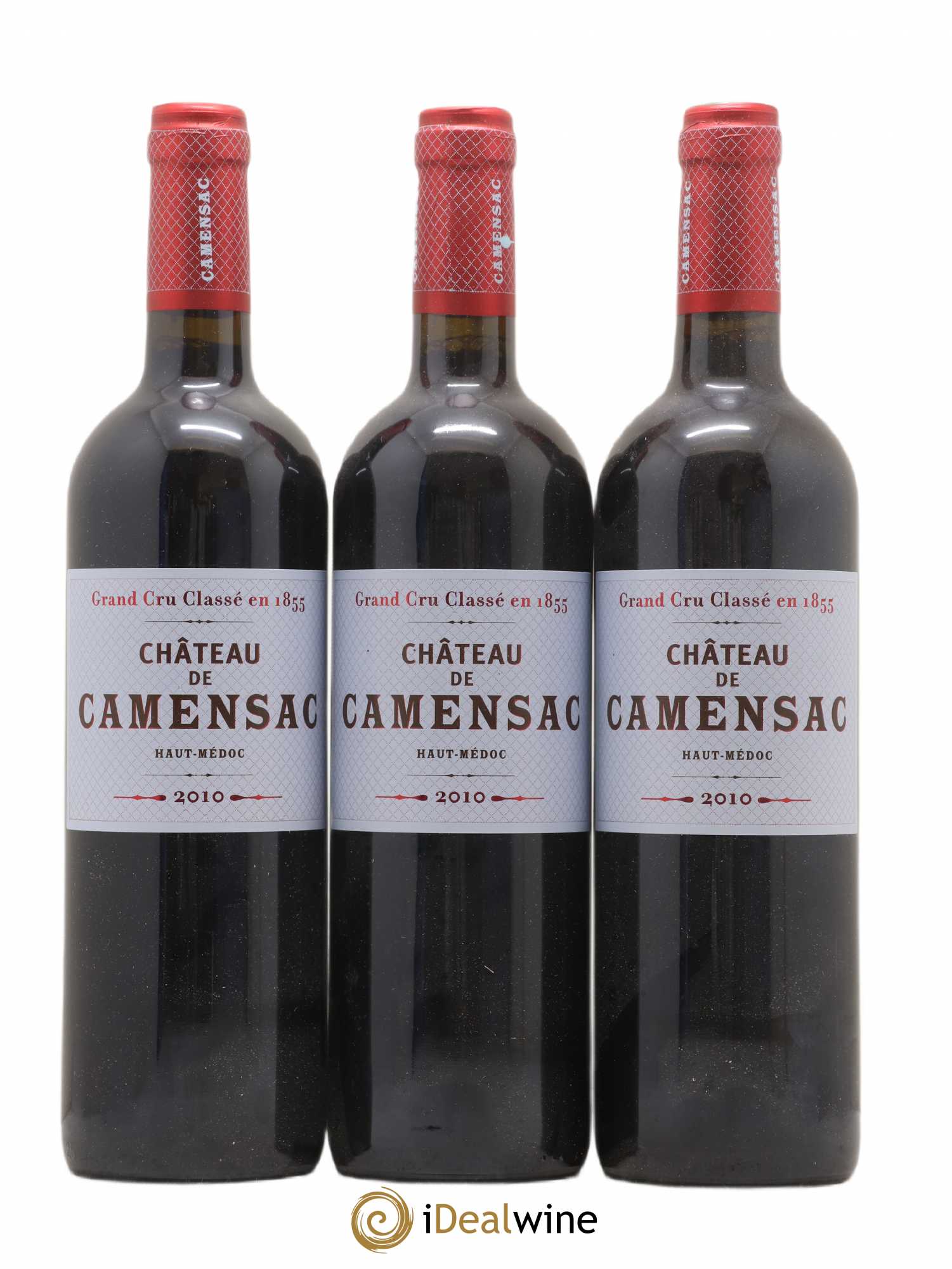 Château Camensac 5ème Grand Cru Classé 2010 - Lot de 3 bouteilles - 0