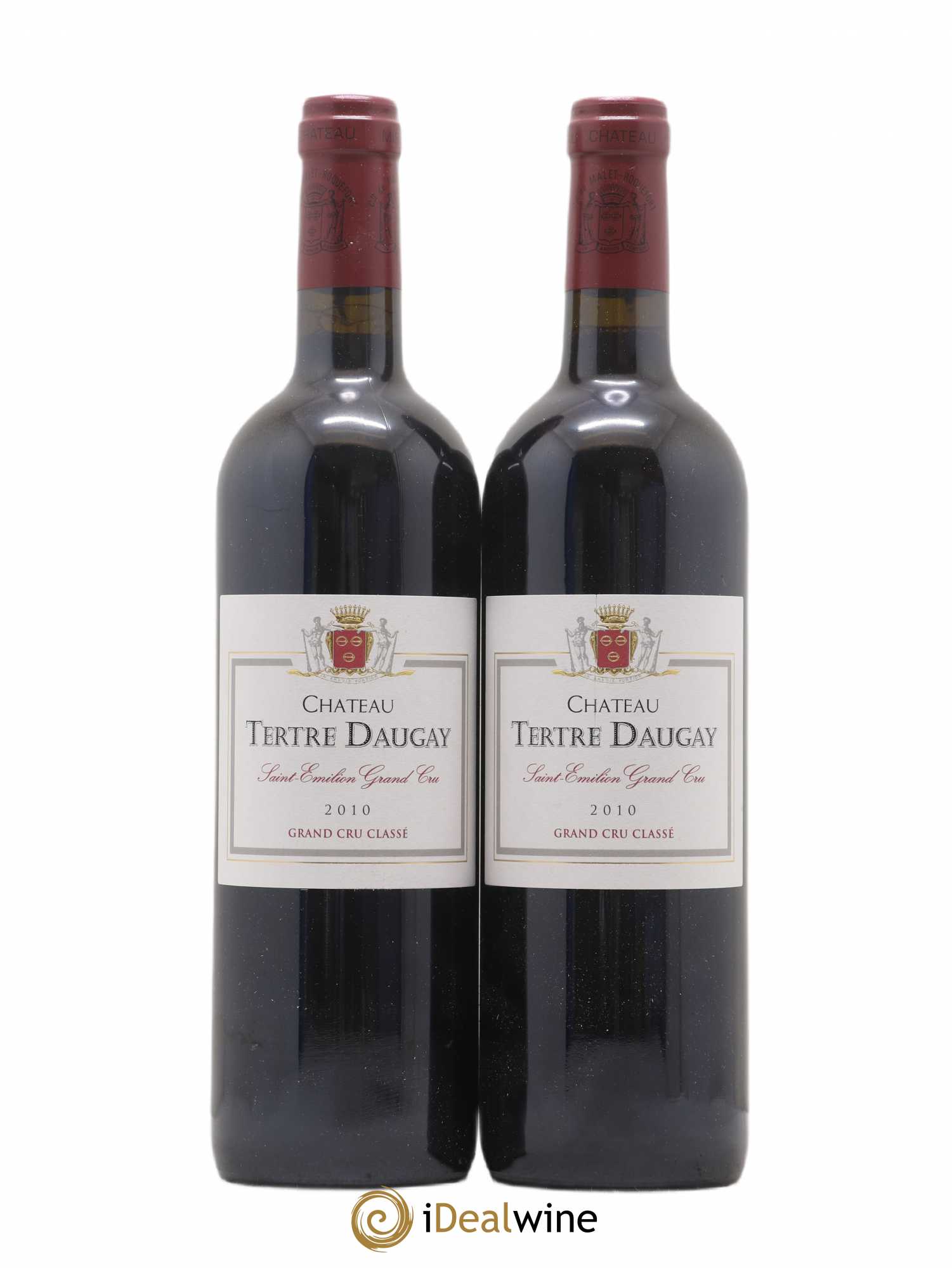 Château Tertre Daugay Grand Cru Classé 2010 - Lot de 2 bouteilles - 0