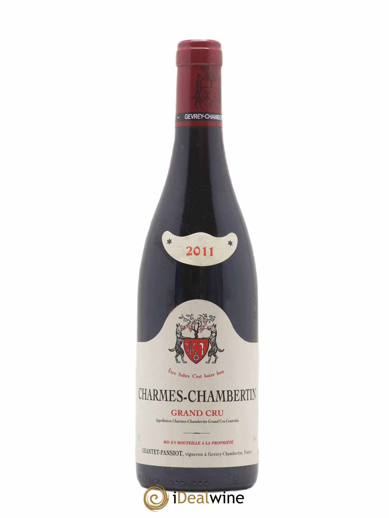 Charmes-Chambertin Grand Cru Geantet-Pansiot 2011 - Lot de 1 bouteille - 0