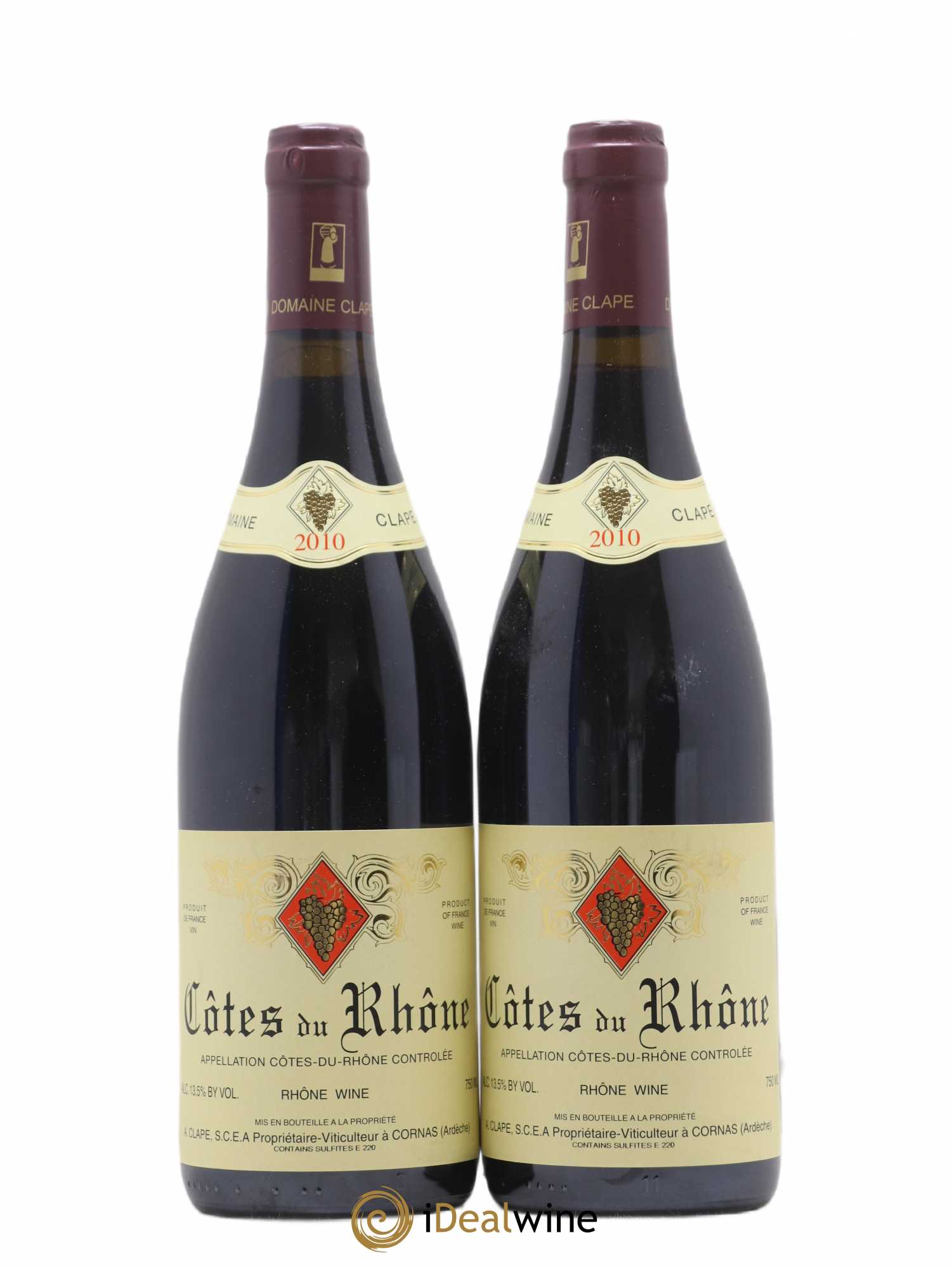 Côtes-du-Rhône Auguste Clape 2010 - Lot de 2 bouteilles - 0