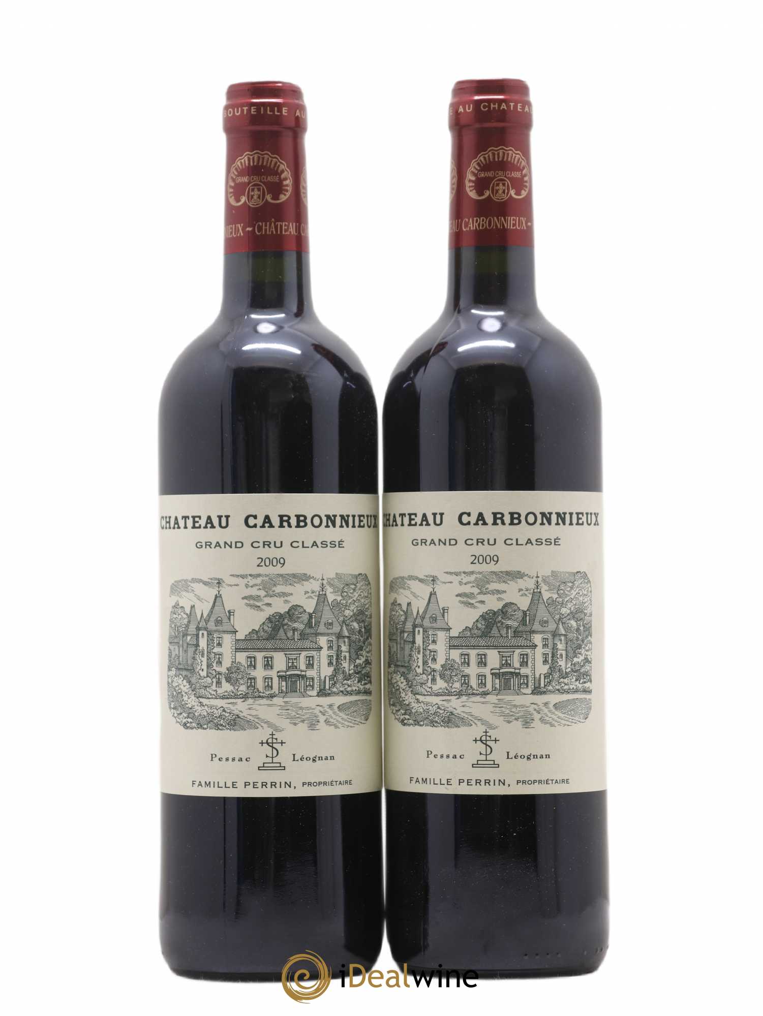 Château Carbonnieux Cru Classé de Graves 2009 - Lot de 2 bouteilles - 0