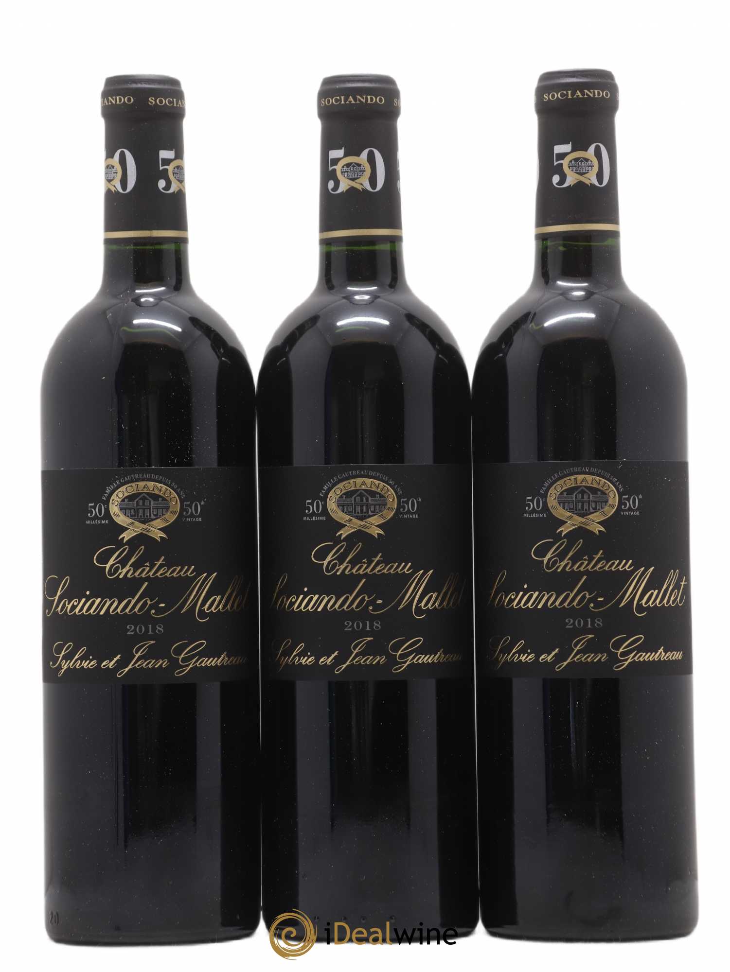 Château Sociando Mallet 2018 - Lot de 6 bouteilles - 1